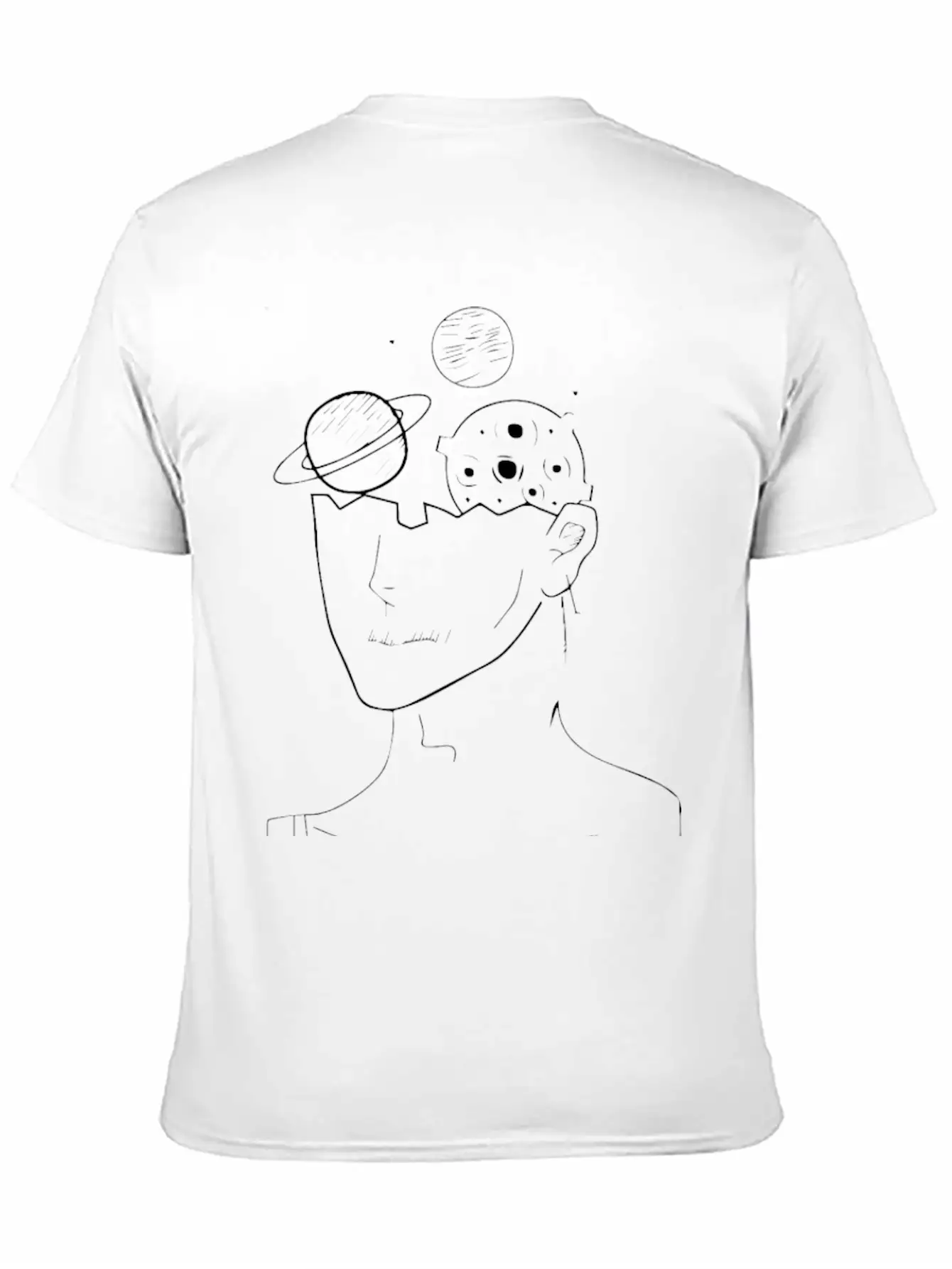 SPACE MIND Soft Cotton Short Sleeve Tee – Unisex Wardrobe Staple