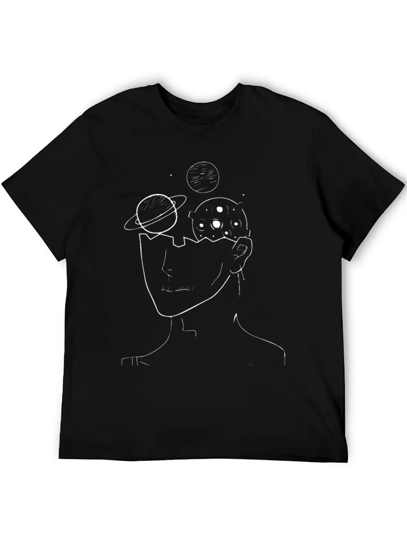 SPACE MIND Soft Cotton Short Sleeve Tee – Unisex Wardrobe Staple