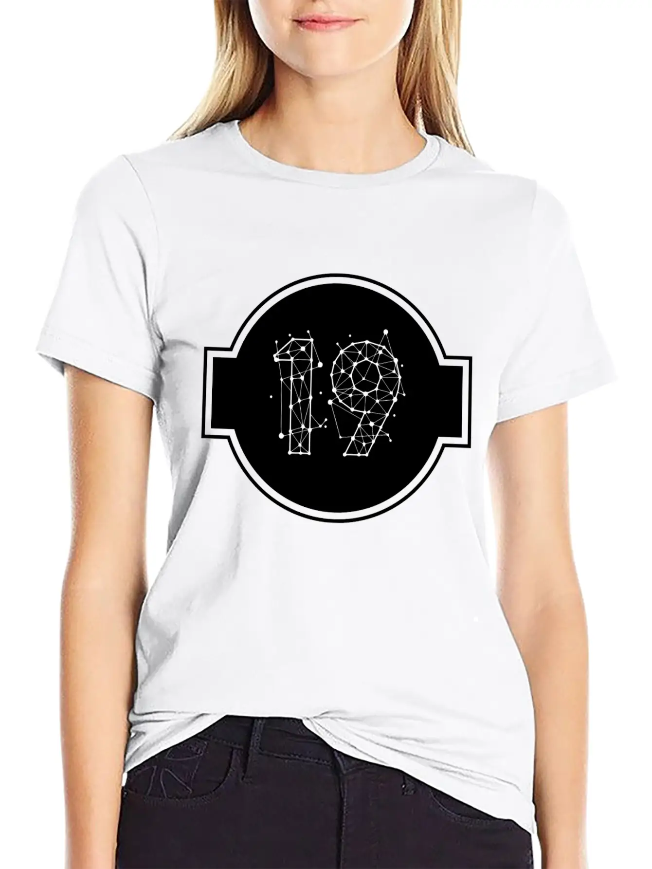 Space Number 19 Essential Cotton Tee For Daily Outfits – Unisex Style