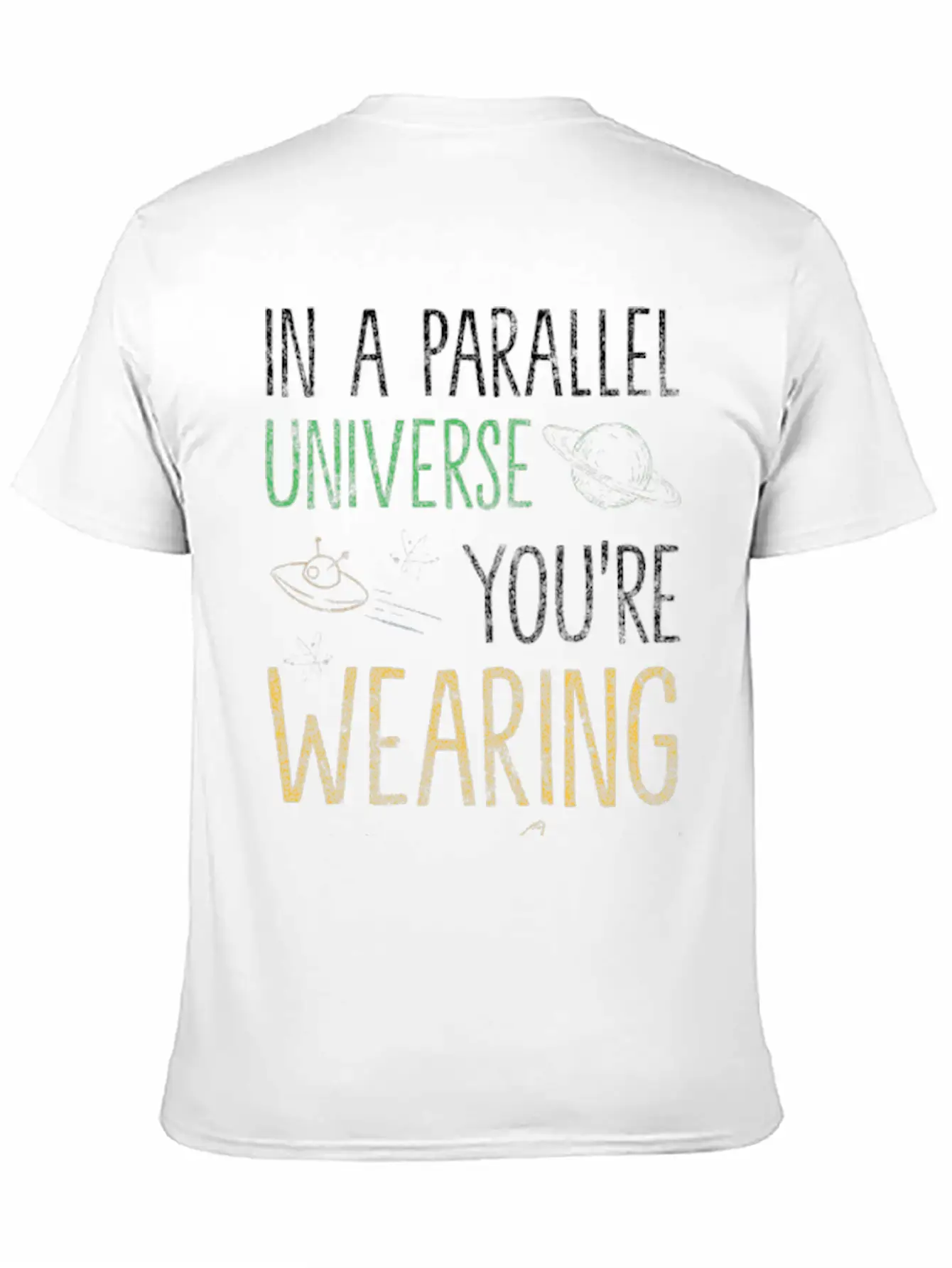 Space Planet Rocket Cosmos Basic Graphic T-Shirt – Daily Comfort In Soft Cotton