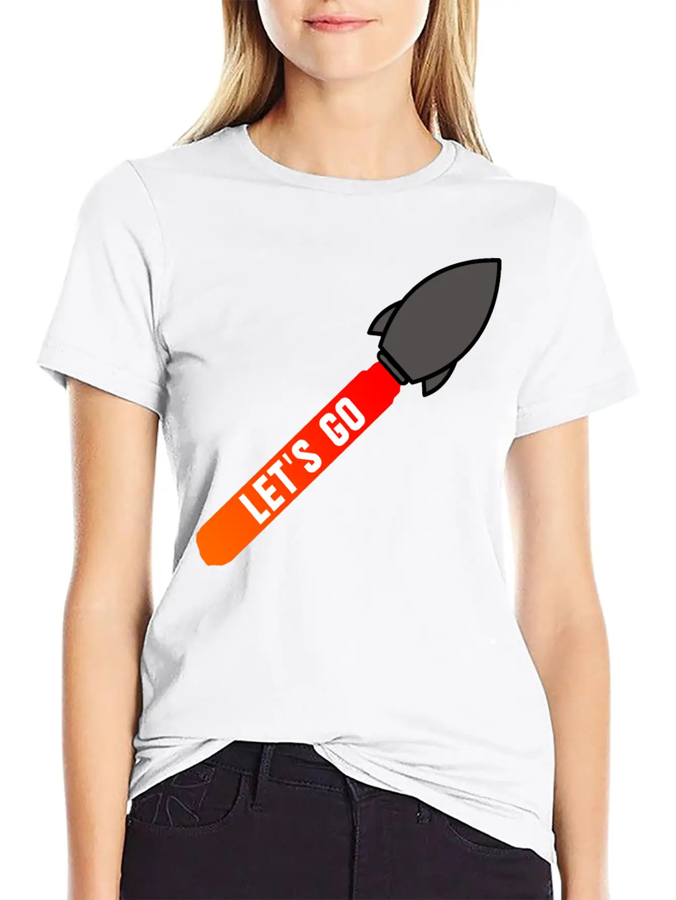 Space Rocket Classic Fit Graphic Tee For Daily Comfort – Unisex Cotton Shirt