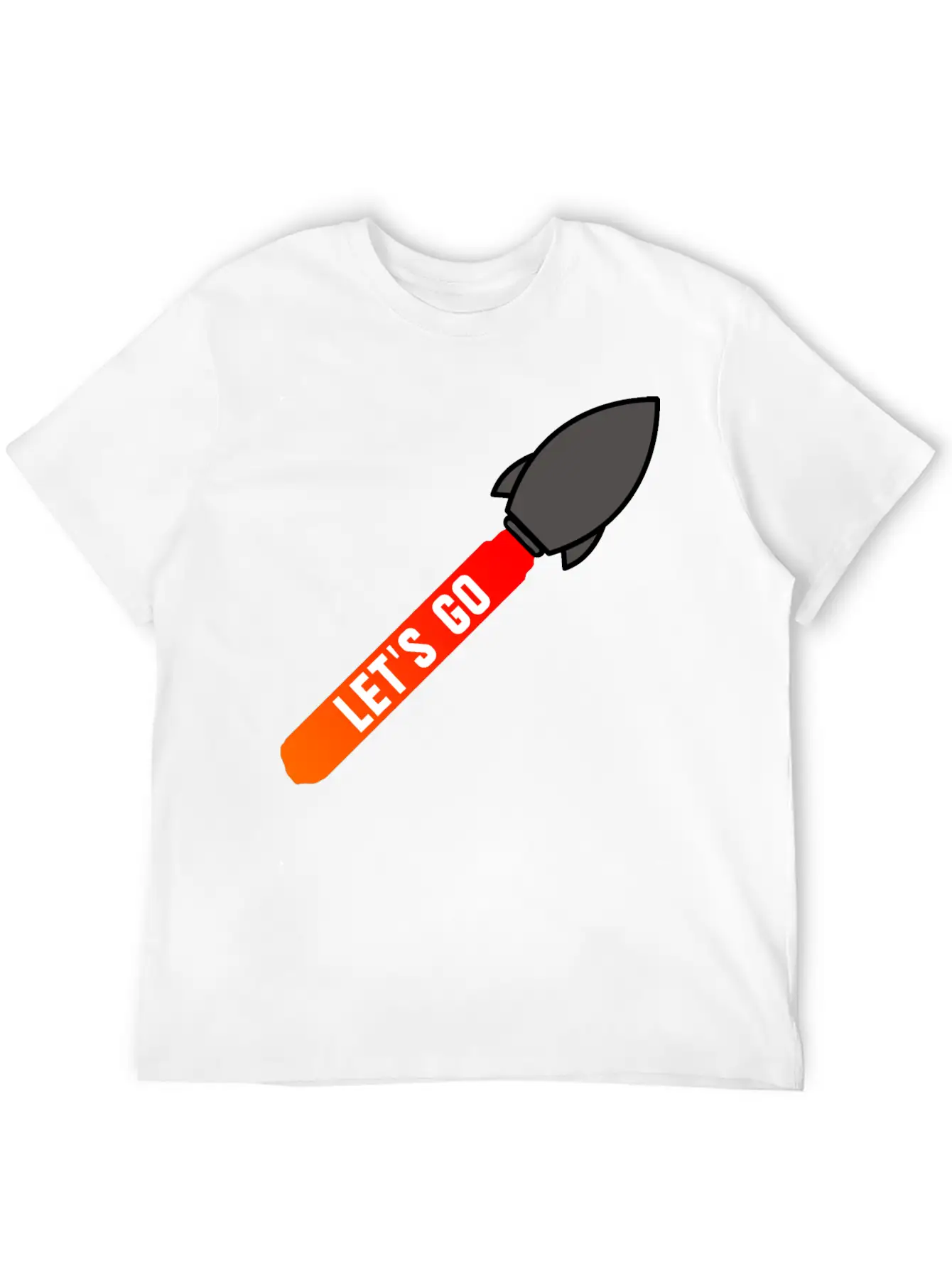 Space Rocket Classic Fit Graphic Tee For Daily Comfort – Unisex Cotton Shirt