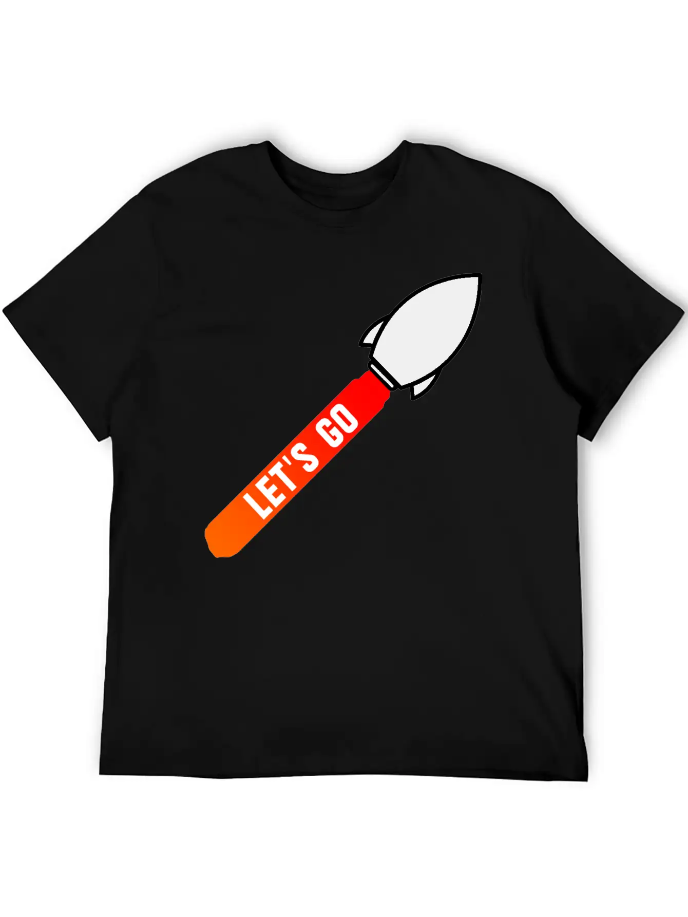 Space Rocket Classic Fit Graphic Tee For Daily Comfort – Unisex Cotton Shirt