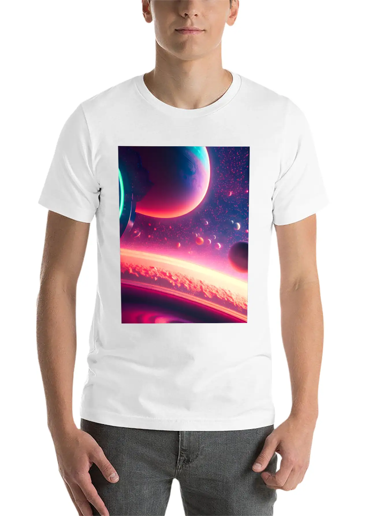 Space Stylish Everyday T-Shirt – Unisex Basic Cotton Tee