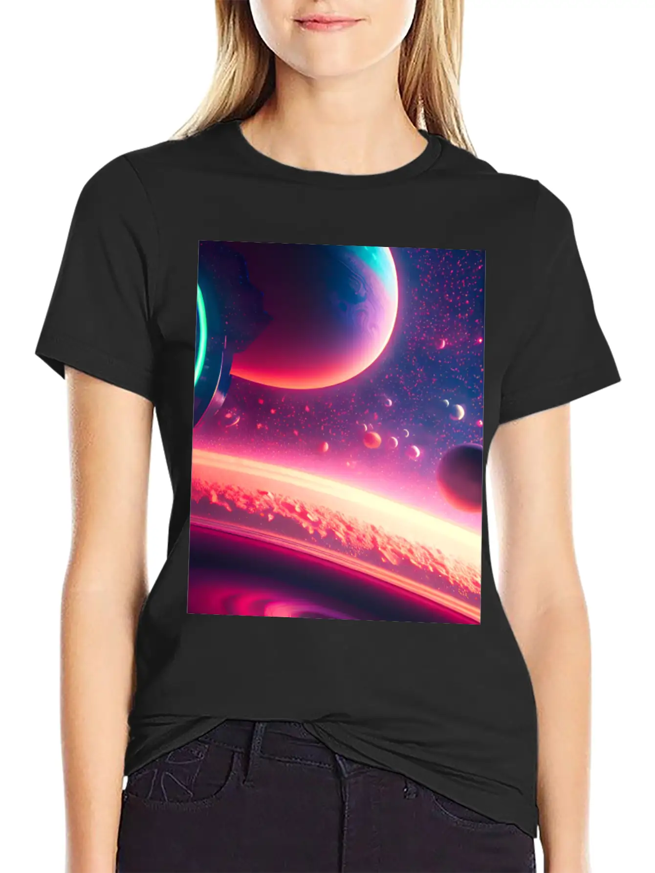 Space Stylish Everyday T-Shirt – Unisex Basic Cotton Tee
