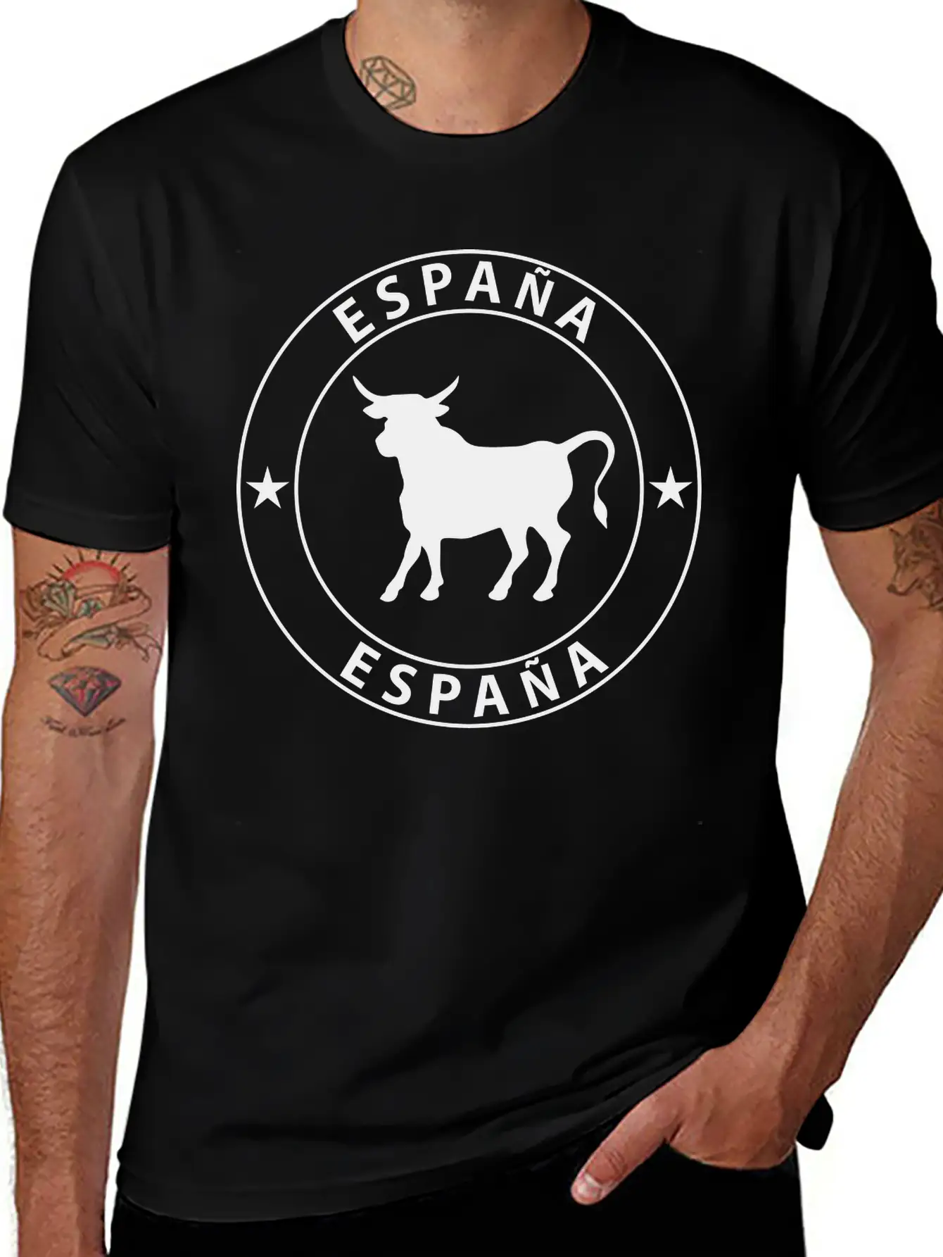 Spain Bull Essential Cotton Tee For Daily Outfits – Unisex Style