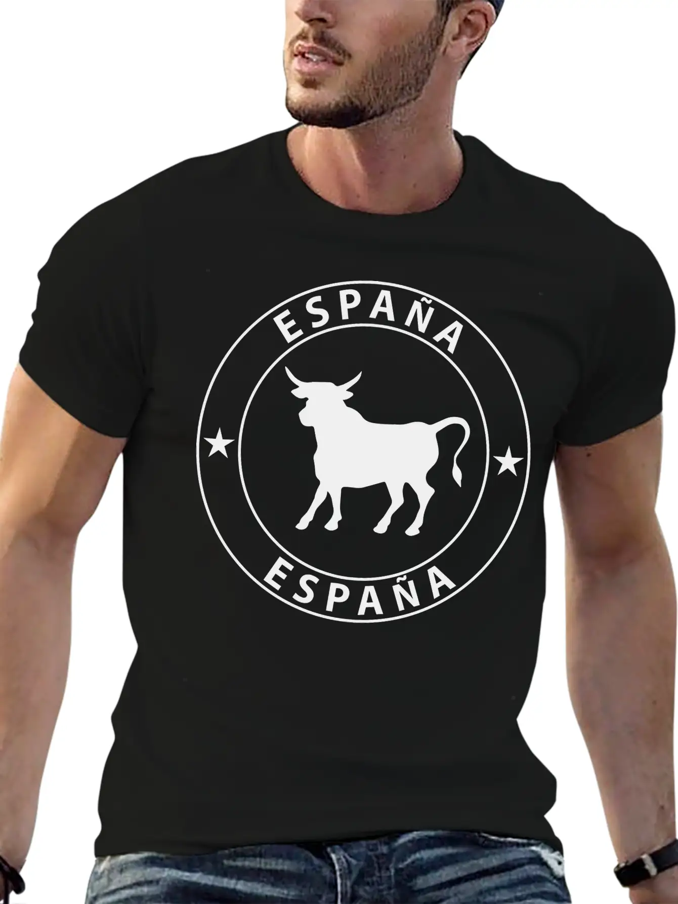 Spain Bull Essential Cotton Tee For Daily Outfits – Unisex Style