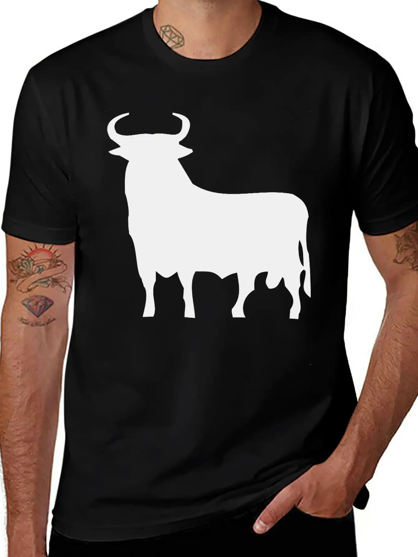 Spanish Bull Classic Fit Graphic Tee For Daily Comfort – Unisex Cotton Shirt