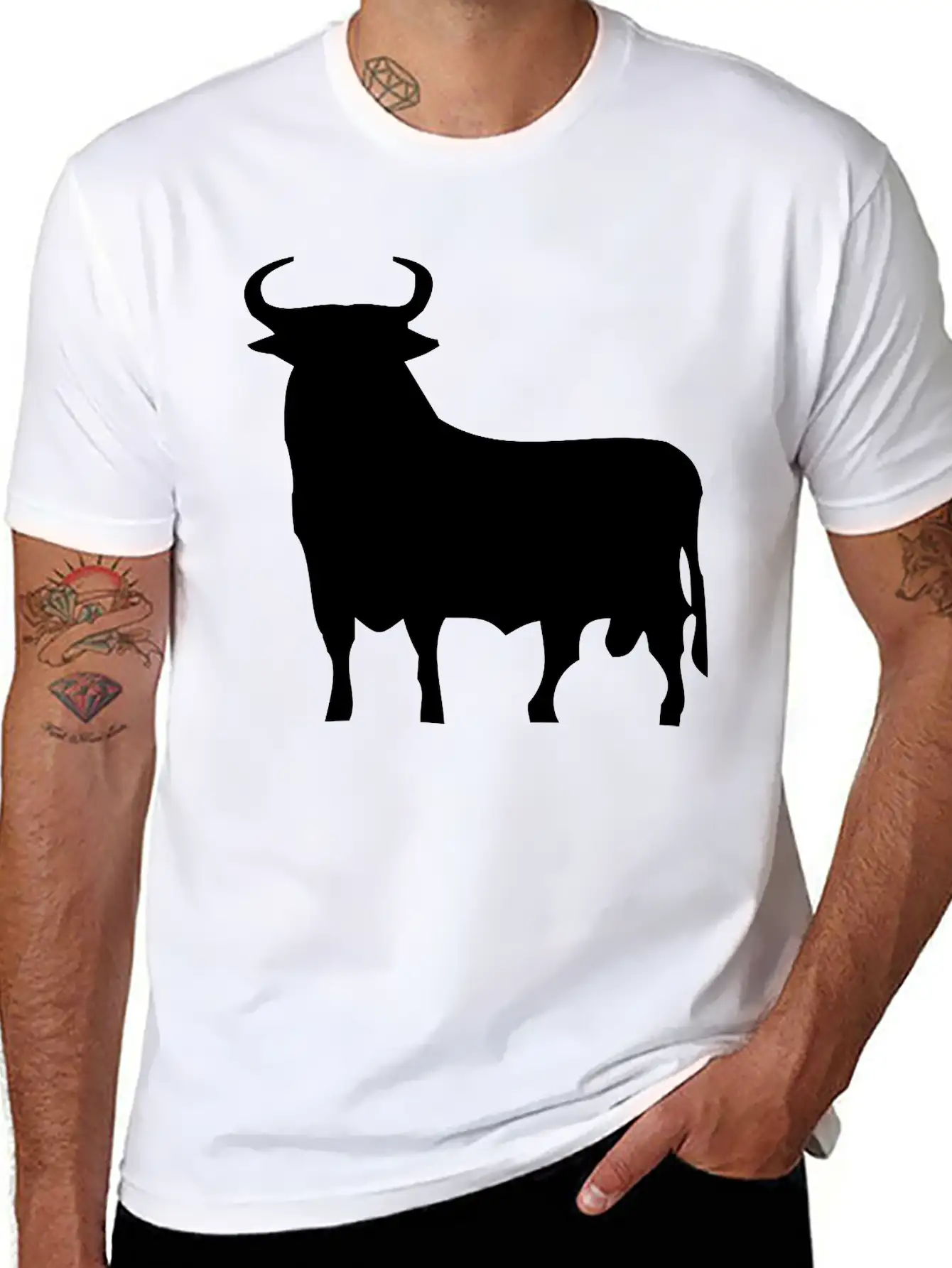 Spanish Bull Classic Fit Graphic Tee For Daily Comfort – Unisex Cotton Shirt