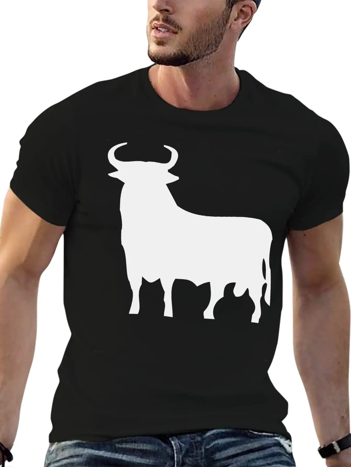 Spanish Bull Classic Fit Graphic Tee For Daily Comfort – Unisex Cotton Shirt