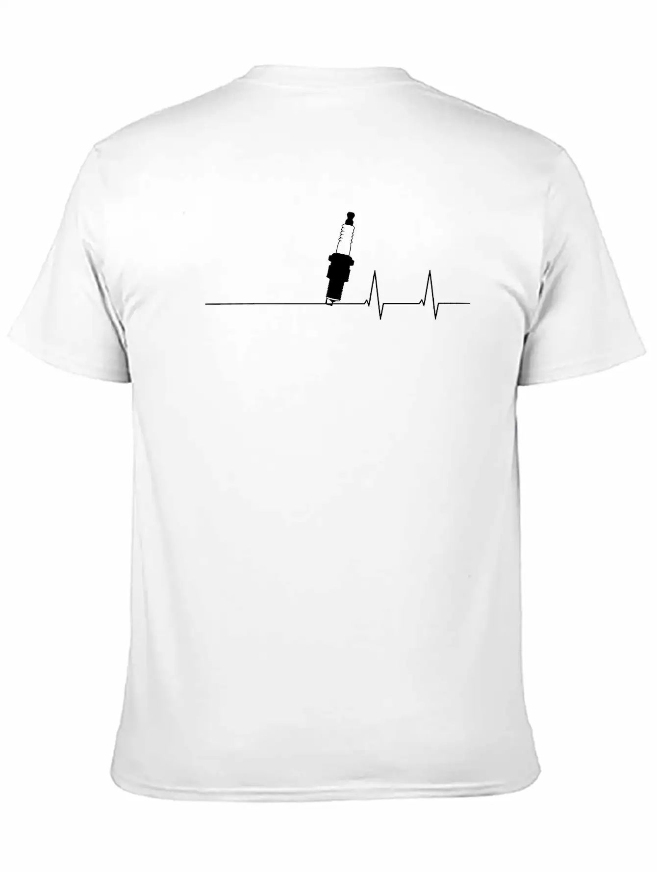 Spark Heartbeat Lightweight Cotton T-Shirt – Daily Comfort Graphic Shirt