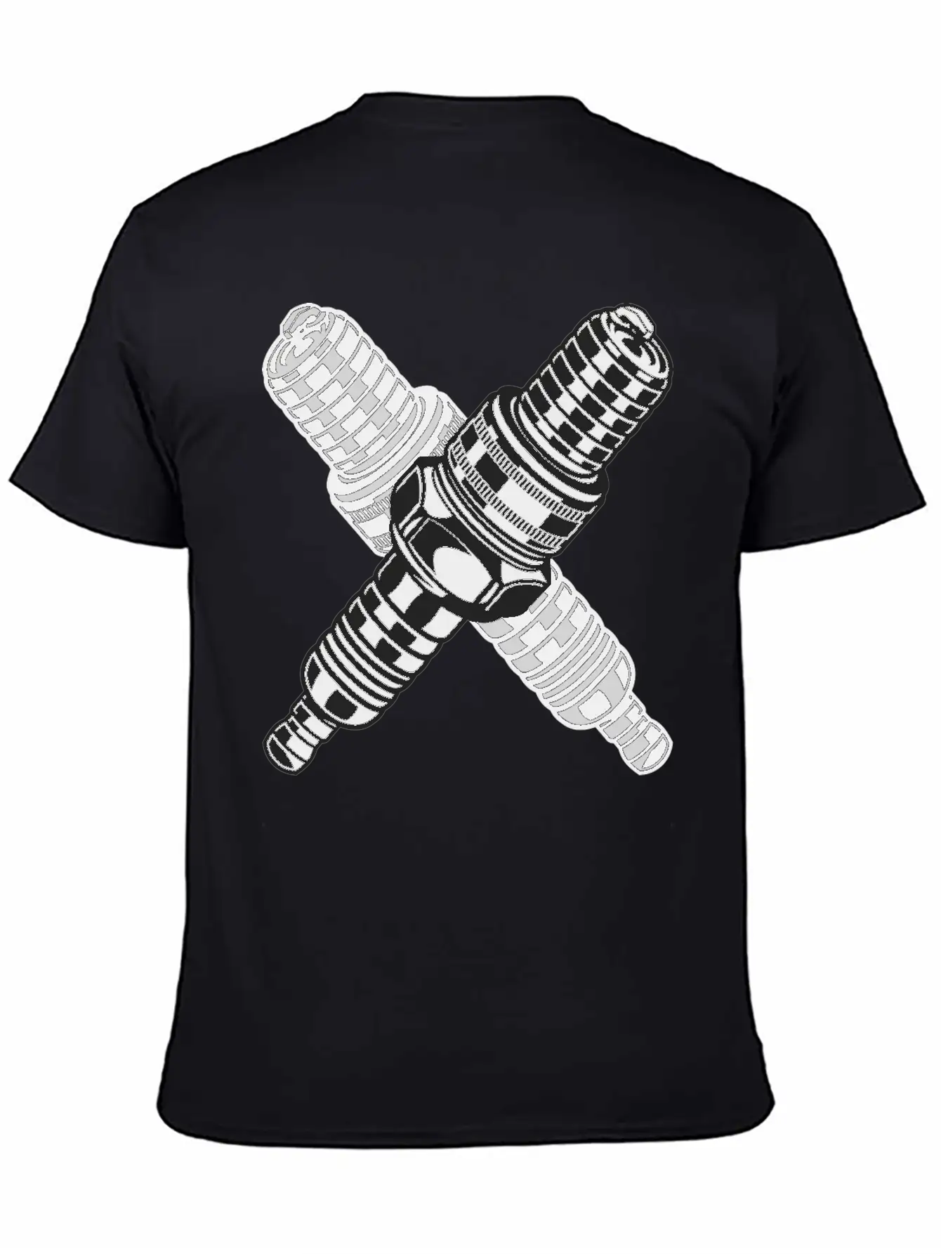 Spark Plug Lightweight Cotton T-Shirt – Daily Comfort Graphic Shirt