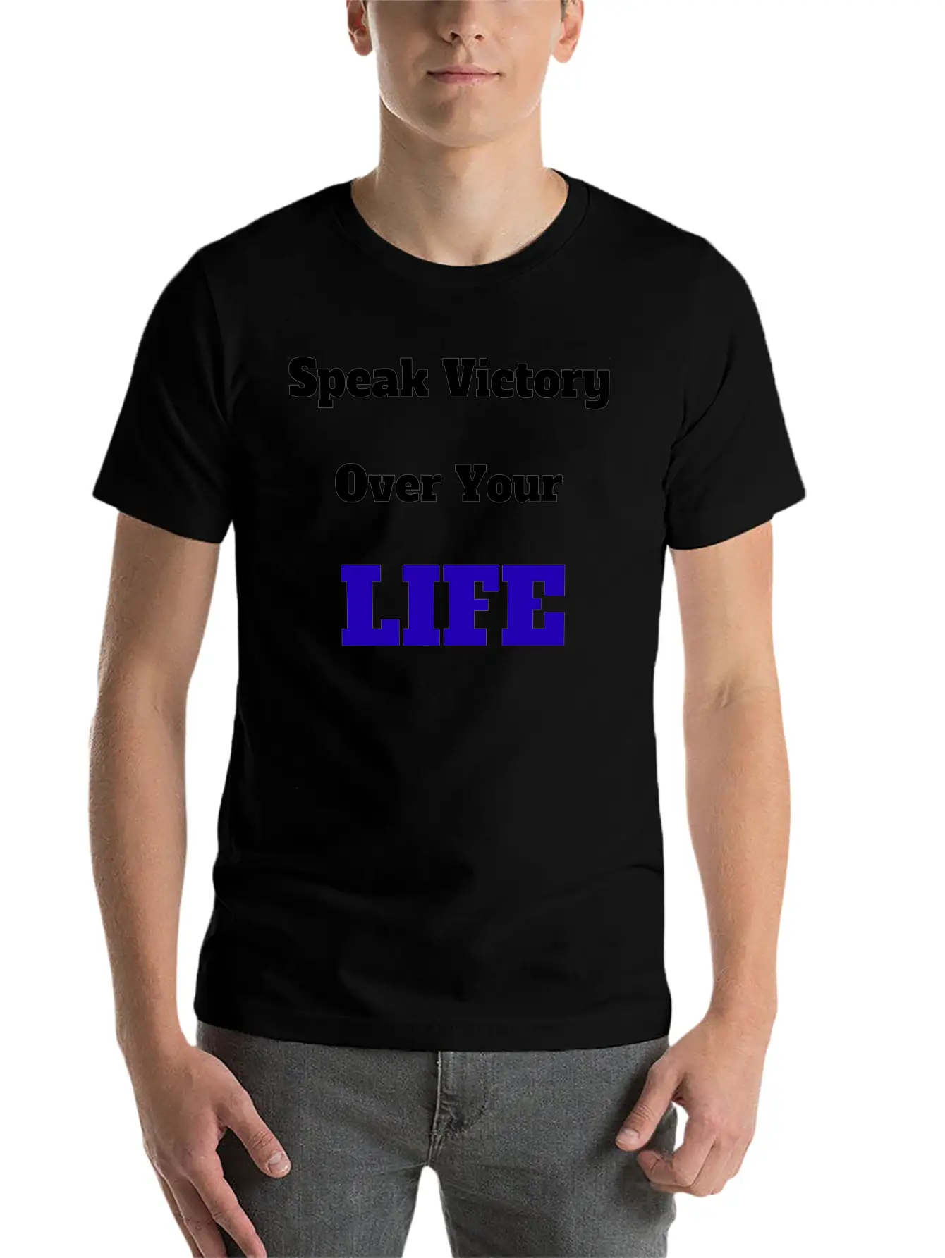Speak Victory Basic Graphic T-Shirt – Daily Comfort In Soft Cotton
