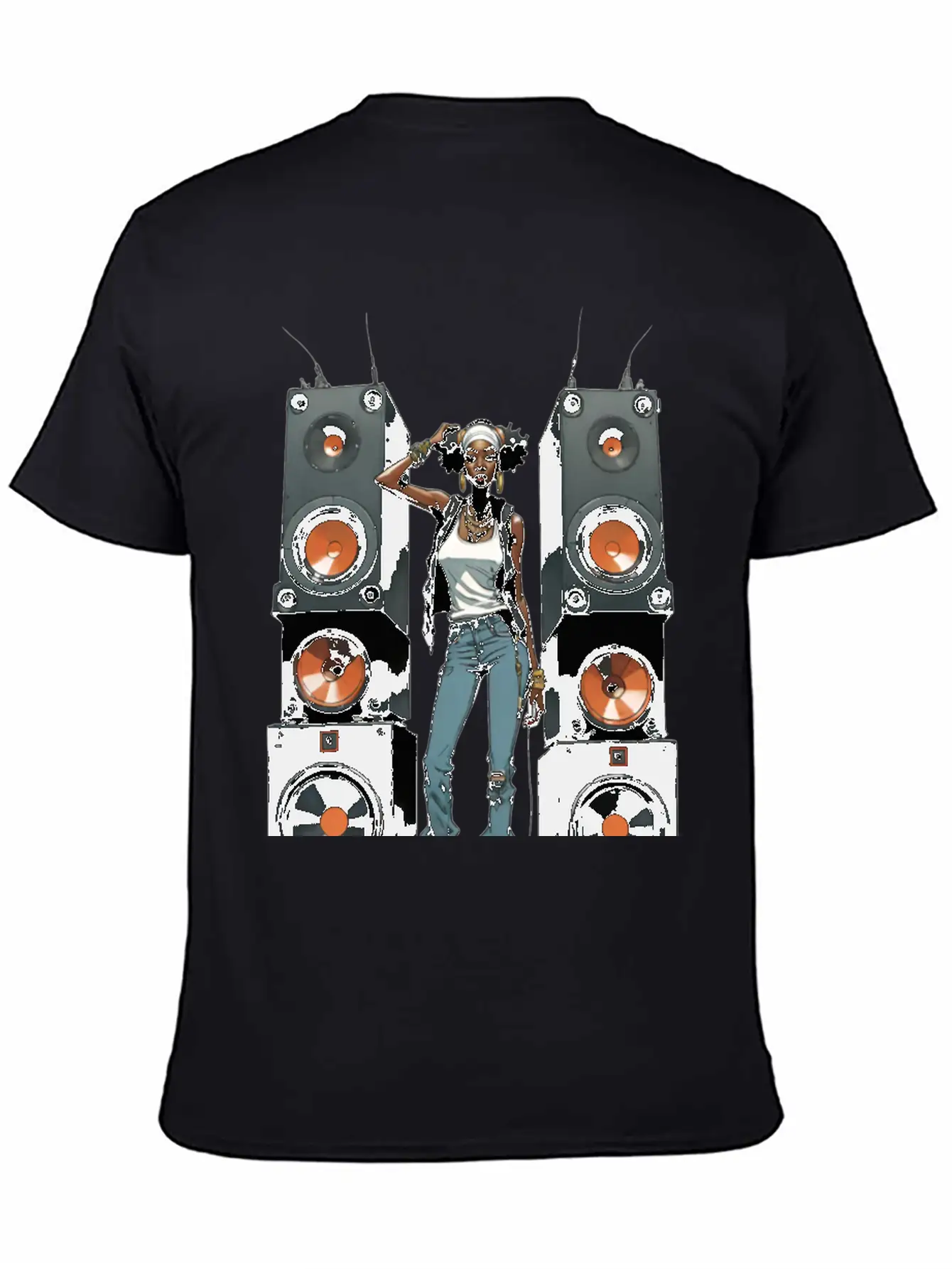 SPEAKER QUEEN 002 Classic Fit Graphic Tee For Daily Comfort – Unisex Cotton Shirt