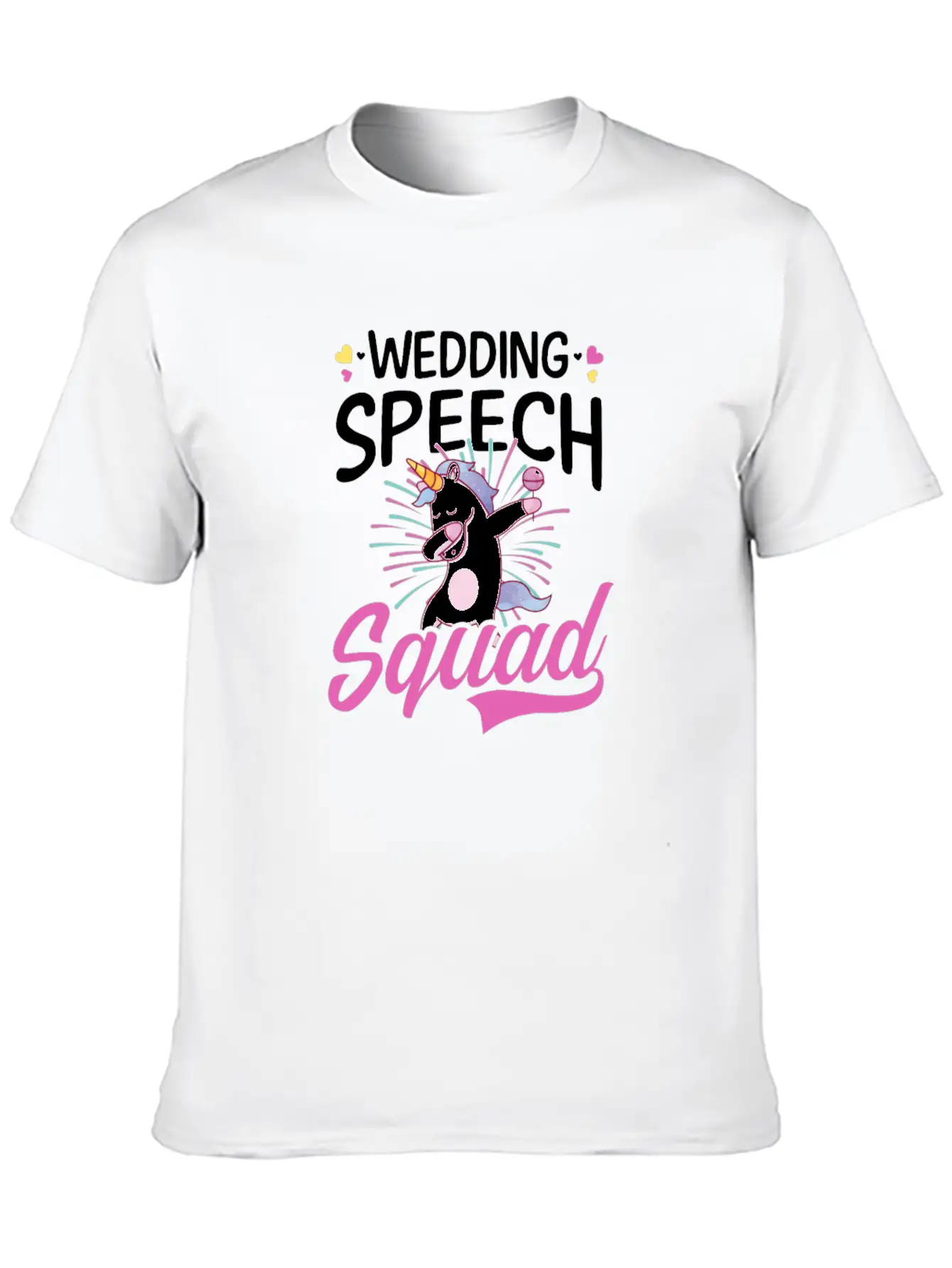 Speaker Wedding Speech Squad Stylish Everyday T-Shirt – Unisex Basic Cotton Tee