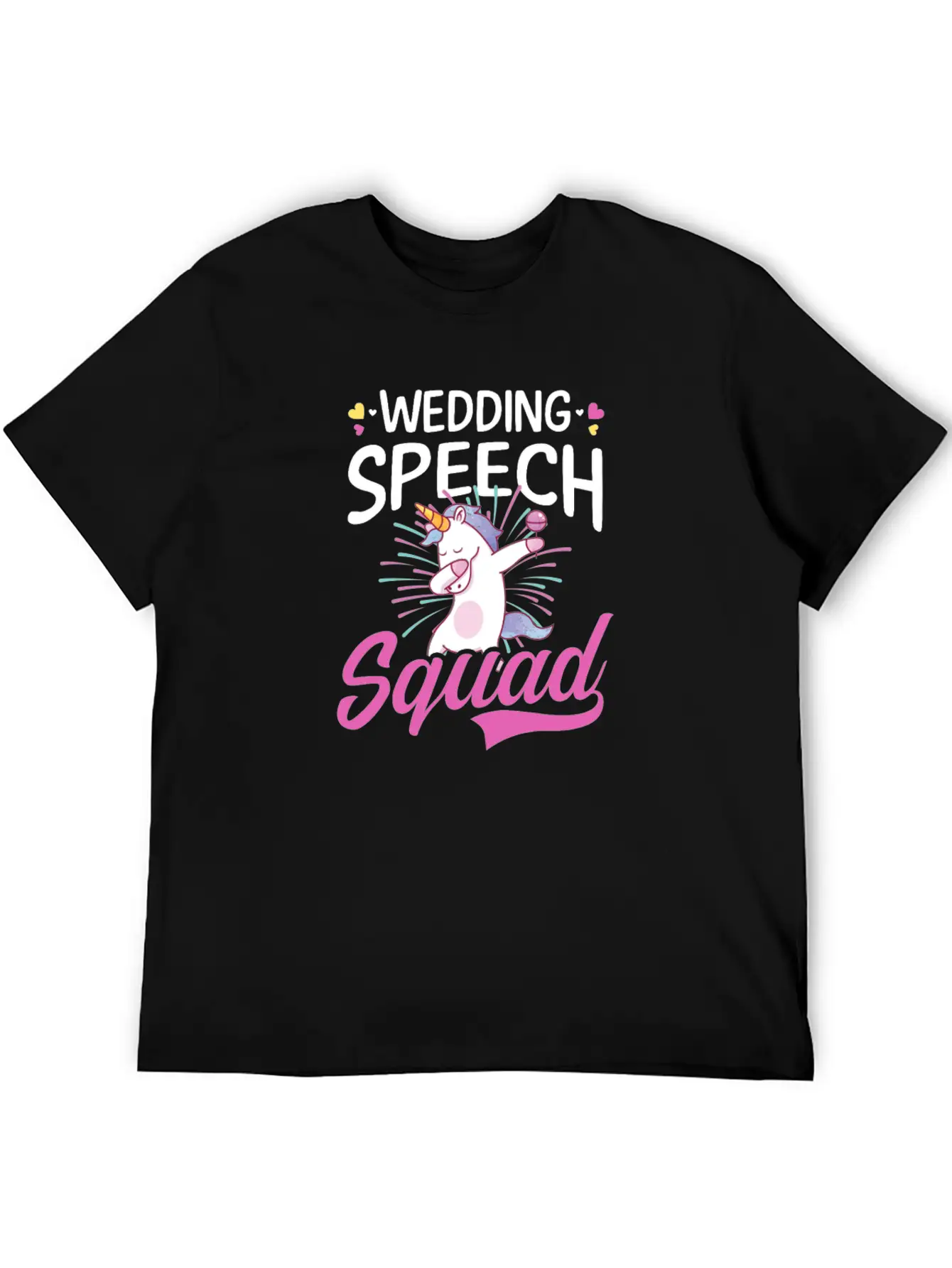 Speaker Wedding Speech Squad Stylish Everyday T-Shirt – Unisex Basic Cotton Tee
