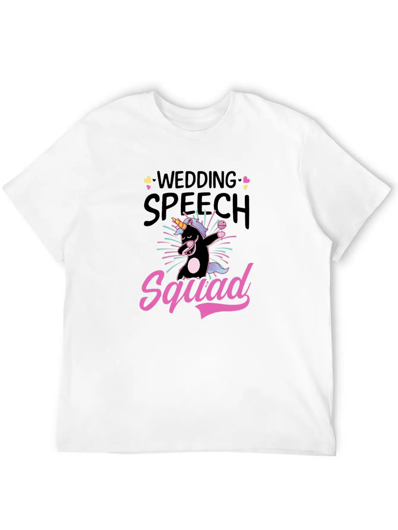 Speaker Wedding Speech Squad Stylish Everyday T-Shirt – Unisex Basic Cotton Tee