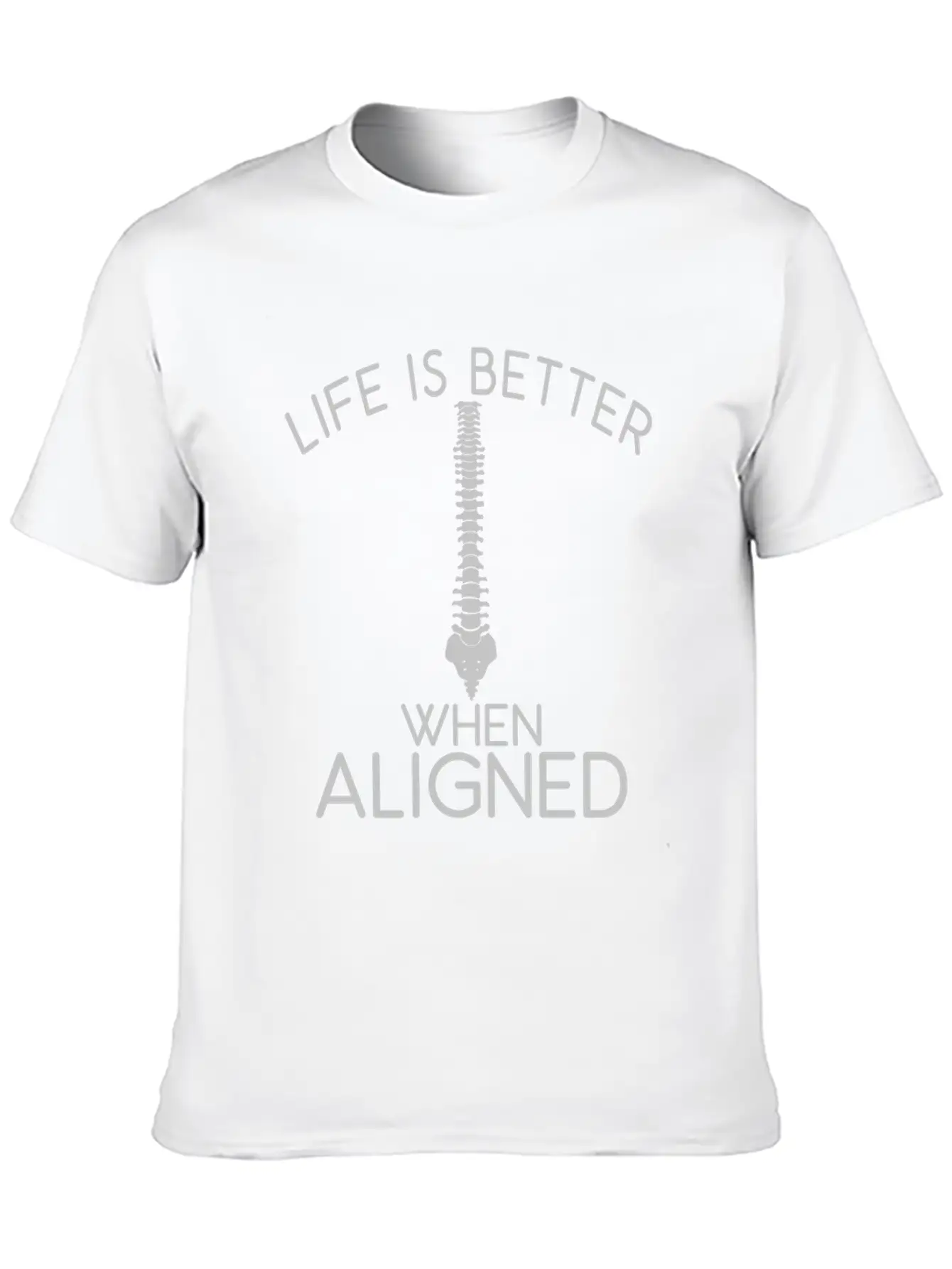 Spine Back Surgery Therapy Soft Cotton Short Sleeve Tee – Unisex Wardrobe Staple