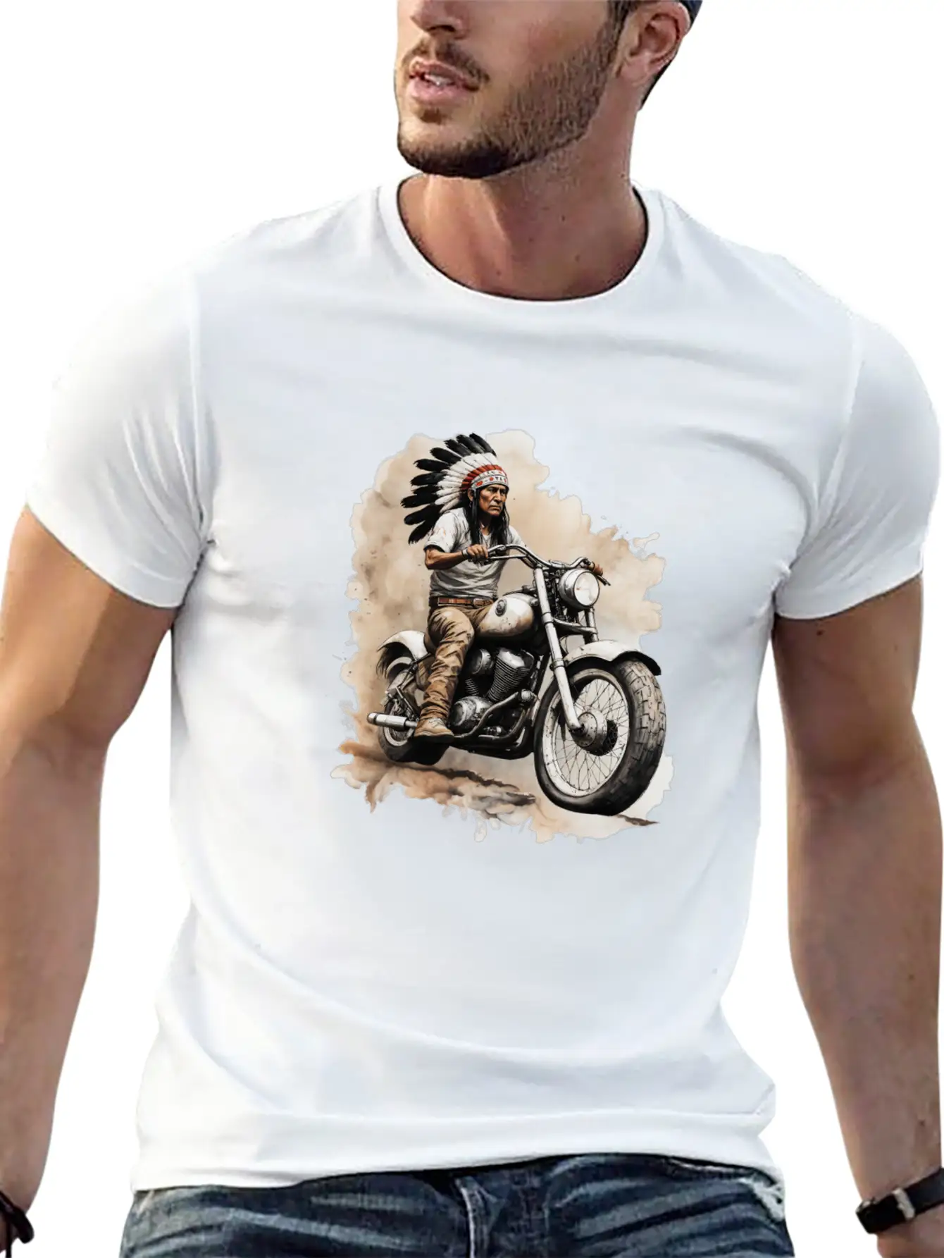 Spirit Rider Unisex Casual T-Shirt – Clean Design For Daily Comfort