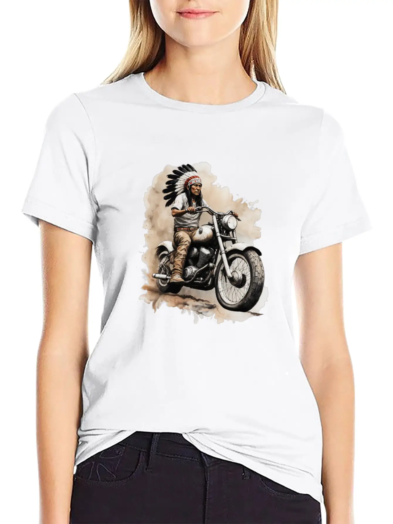 Spirit Rider Unisex Casual T-Shirt – Clean Design For Daily Comfort