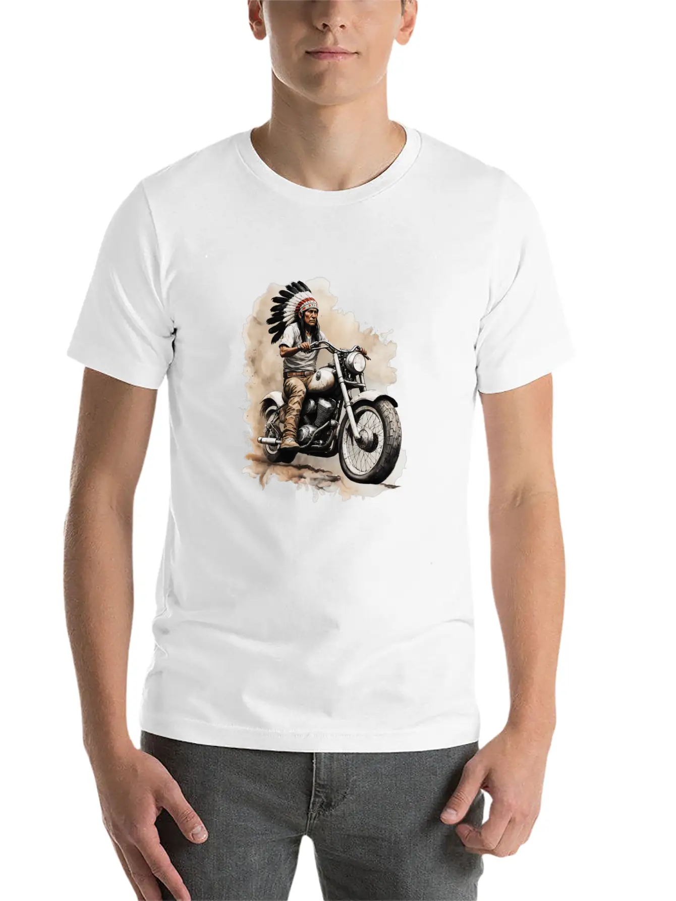 Spirit Rider Unisex Casual T-Shirt – Clean Design For Daily Comfort