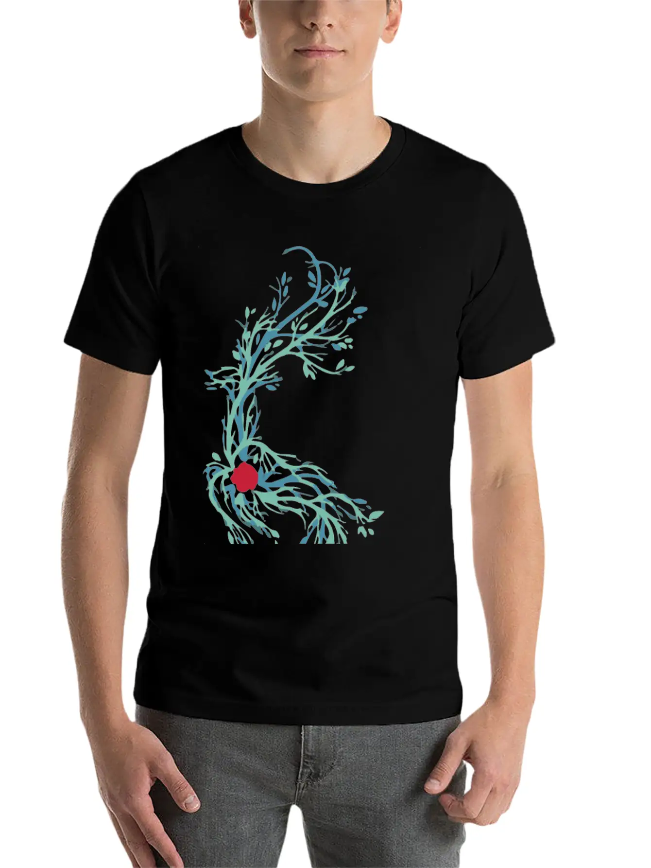 Spirit Vines Basic Graphic T-Shirt – Daily Comfort In Soft Cotton