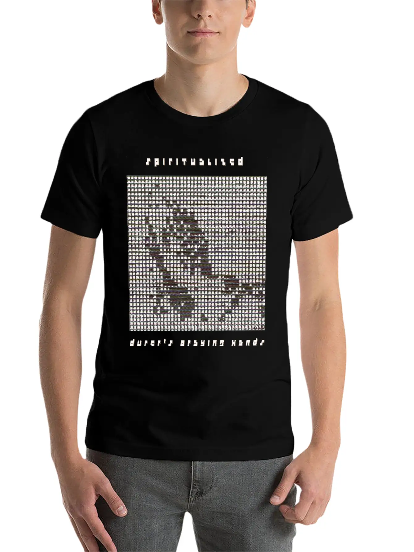 Spiritualized Durer's Praying Hands Soft Cotton Short Sleeve Tee – Unisex Wardrobe Staple