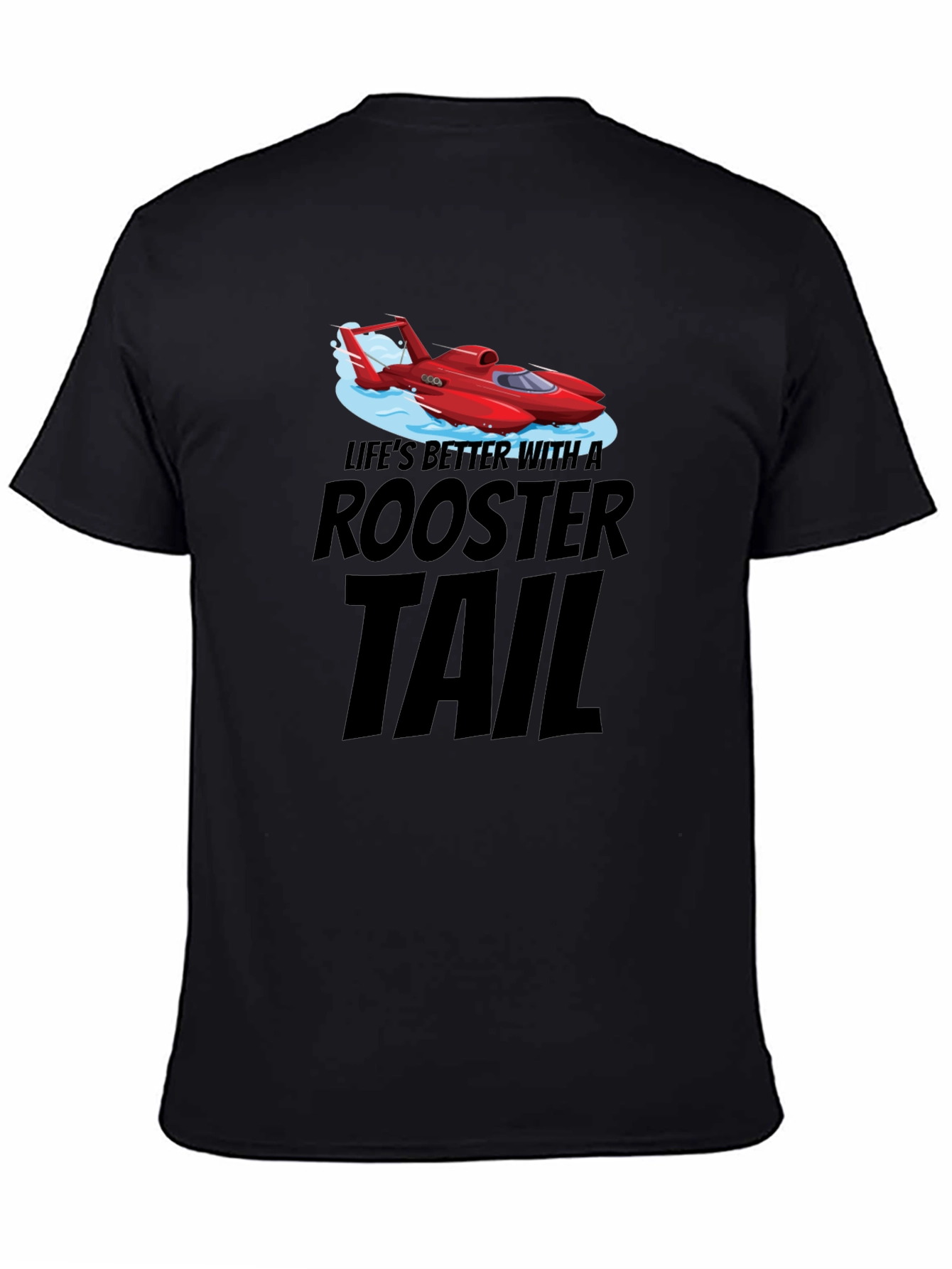 Rooster Tail Graphic T-Shirt