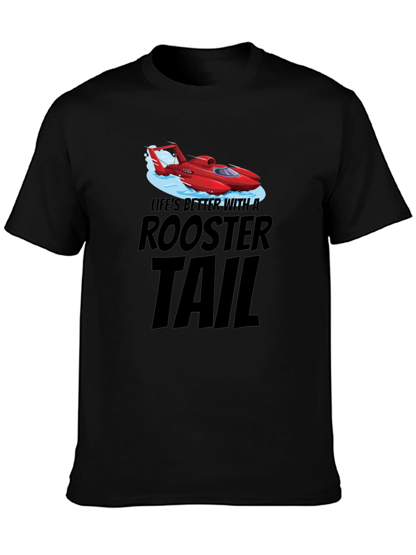 Rooster Tail Graphic T-Shirt