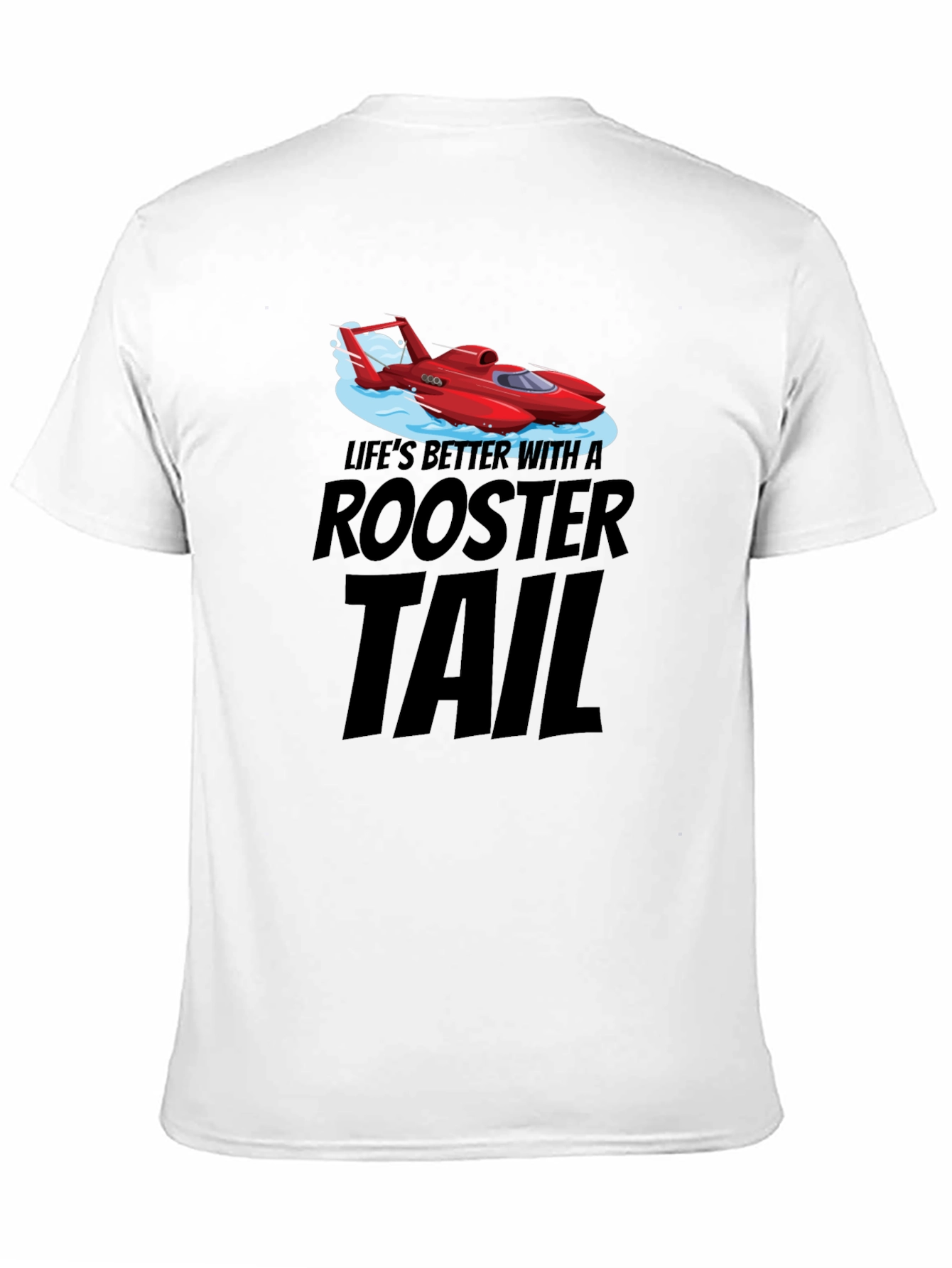 Rooster Tail Graphic T-Shirt