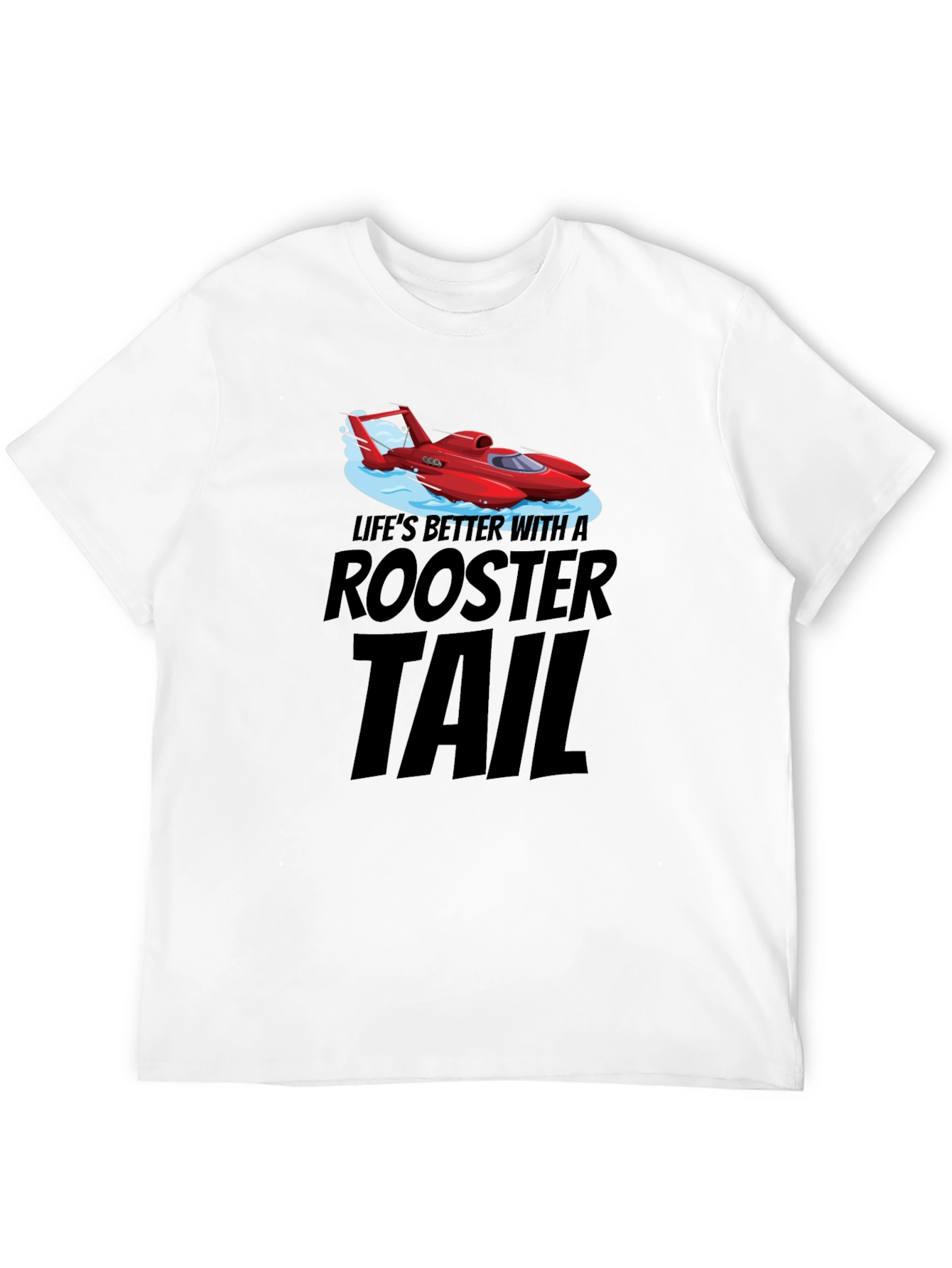Rooster Tail Graphic T-Shirt