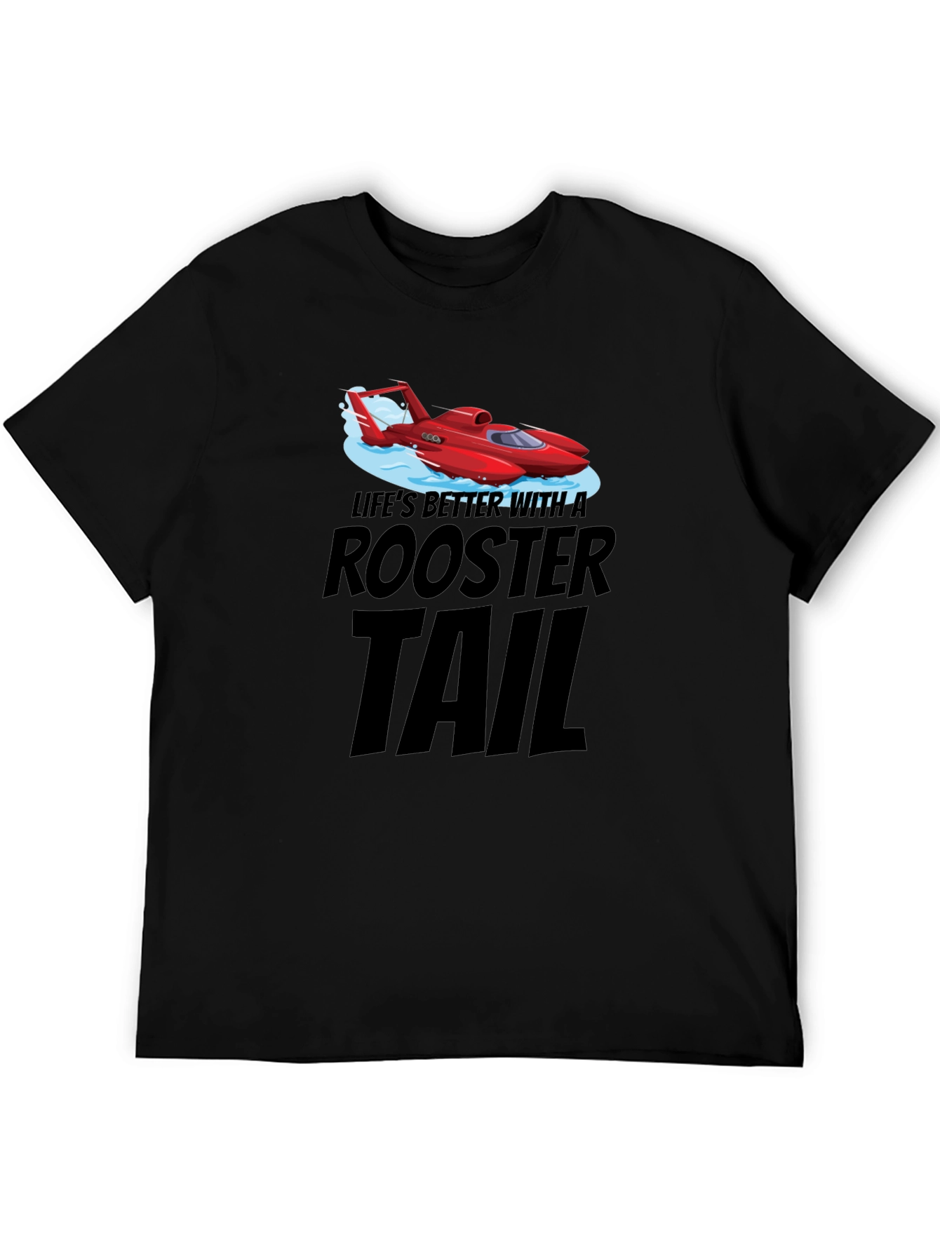Rooster Tail Graphic T-Shirt