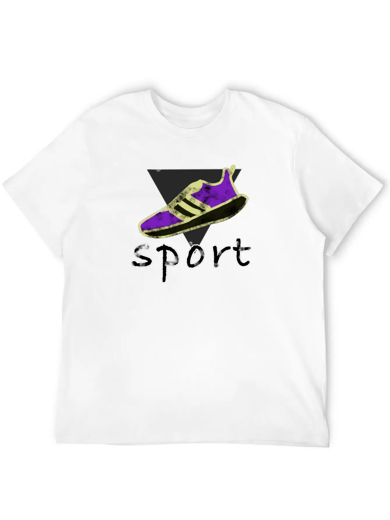 Sport Shoe Running Basic Graphic T-Shirt – Daily Comfort In Soft Cotton