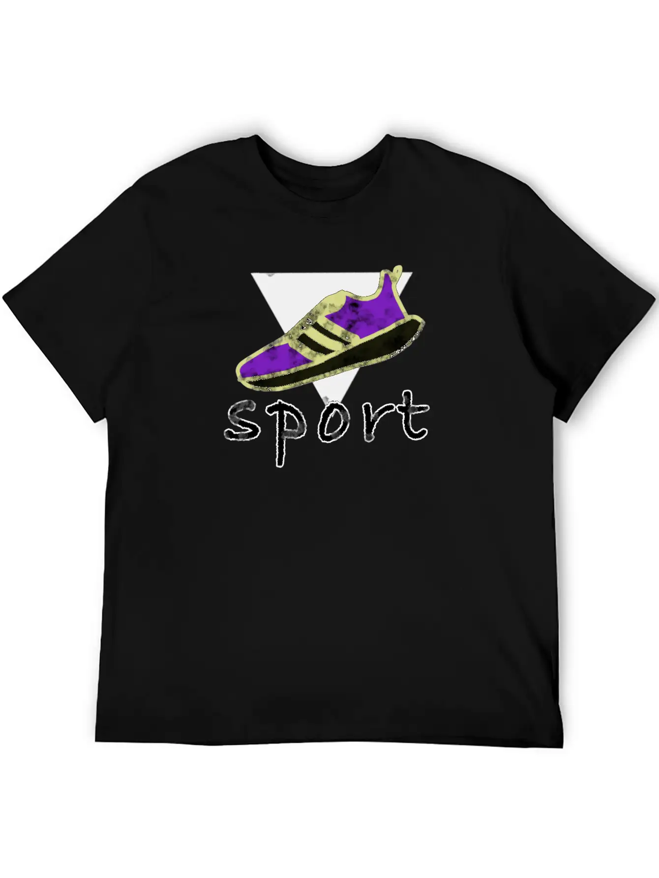 Sport Shoe Running Basic Graphic T-Shirt – Daily Comfort In Soft Cotton