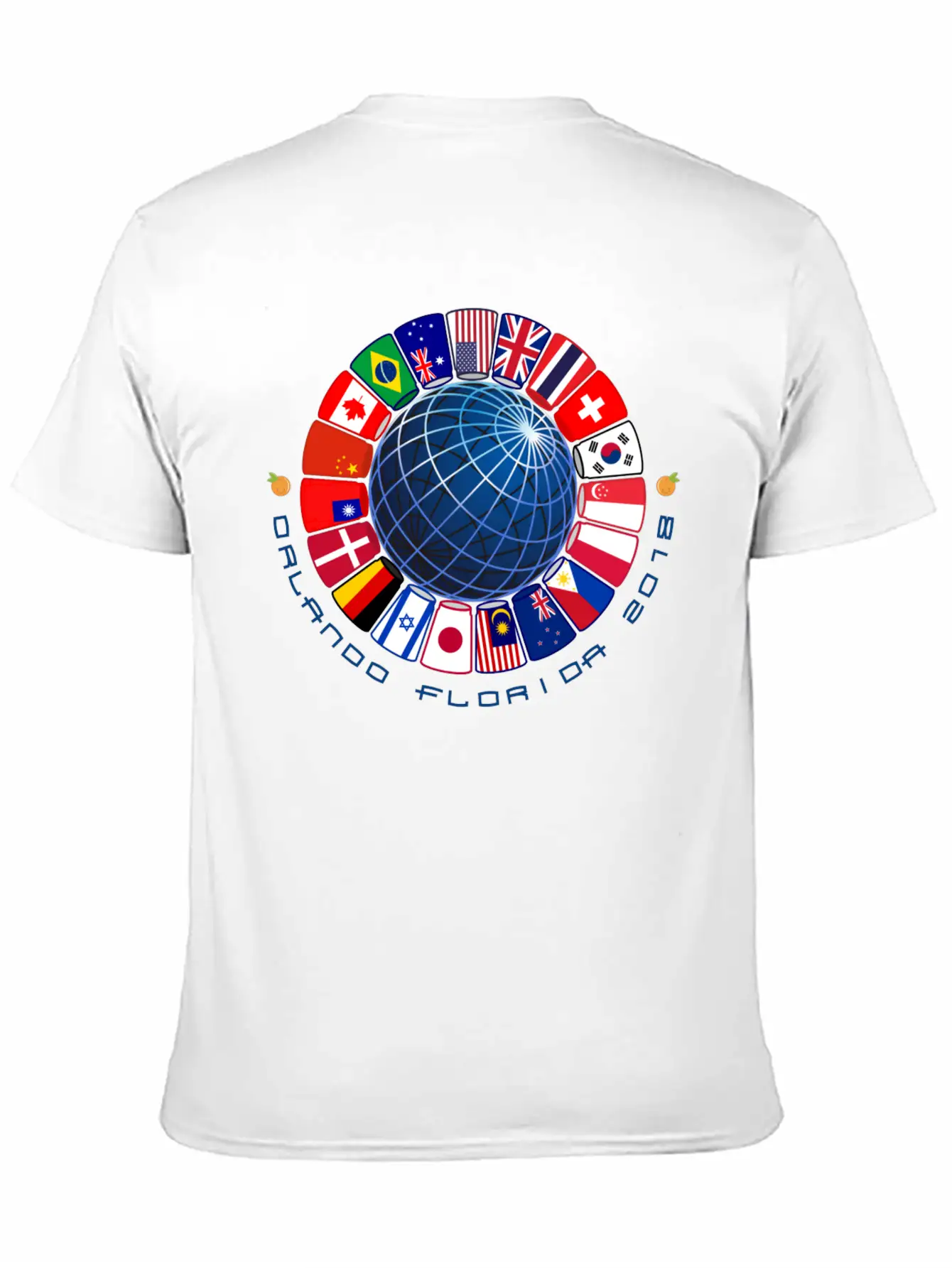 Sport Stacking Flags - 2018 Lightweight Cotton T-Shirt – Daily Comfort Graphic Shirt