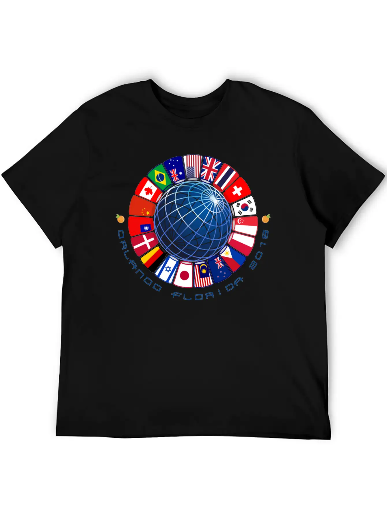Sport Stacking Flags - 2018 Lightweight Cotton T-Shirt – Daily Comfort Graphic Shirt