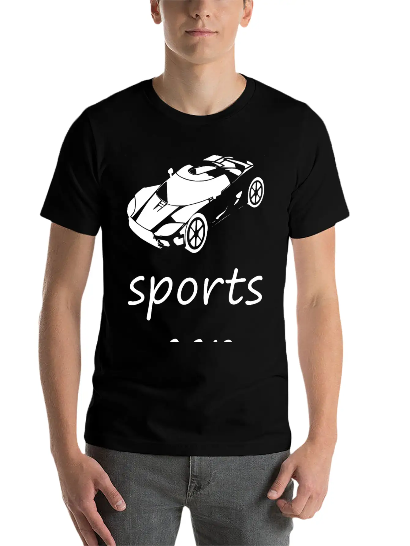 Sports Car Basic Graphic T-Shirt – Daily Comfort In Soft Cotton