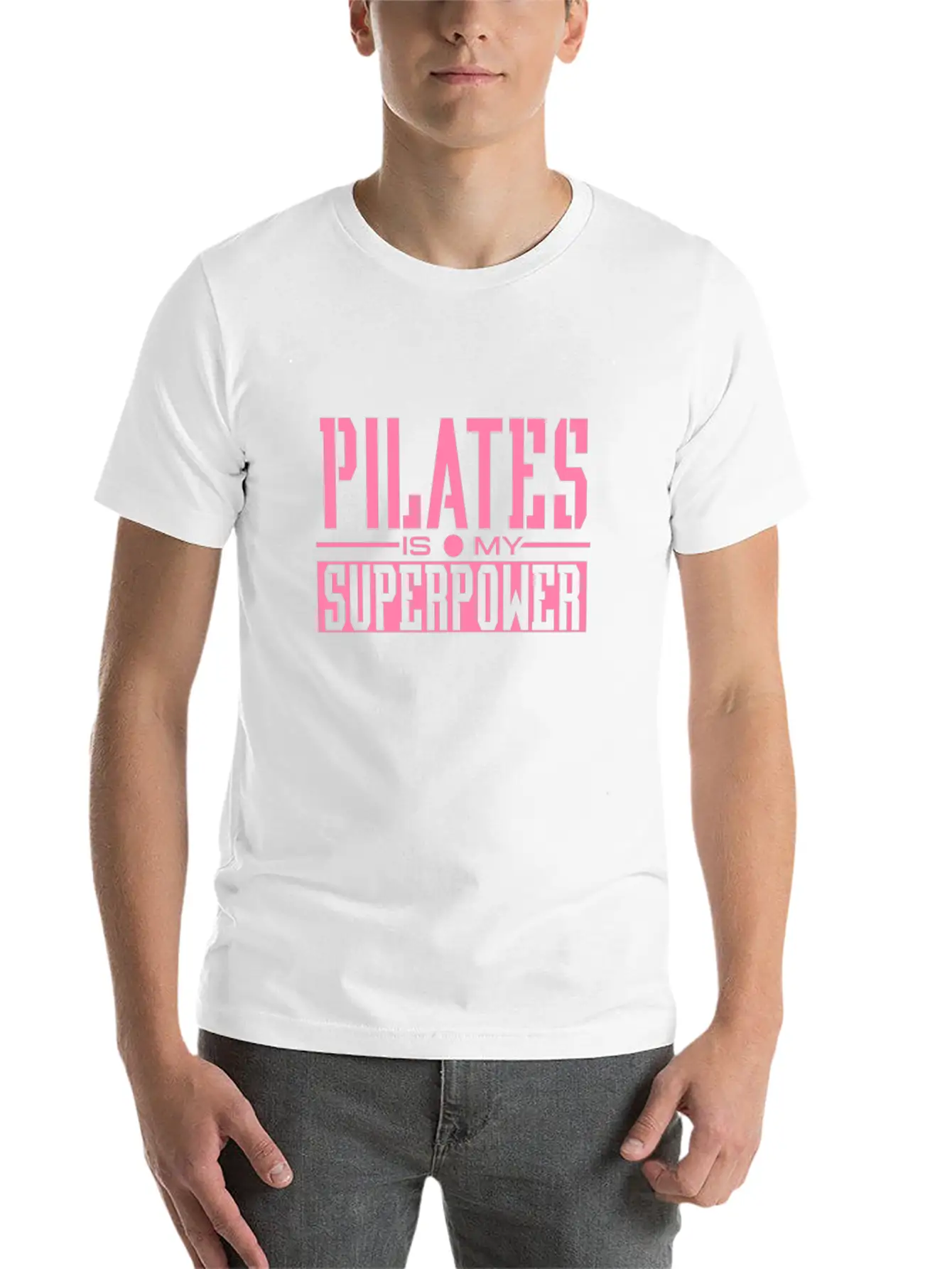 Sports Fitness Pilates Exercise Yoga Unisex Casual T-Shirt – Clean Design For Daily Comfort