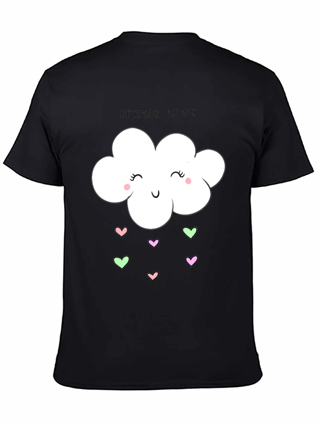 Spread Love Cloud Stylish Everyday T-Shirt – Unisex Basic Cotton Tee