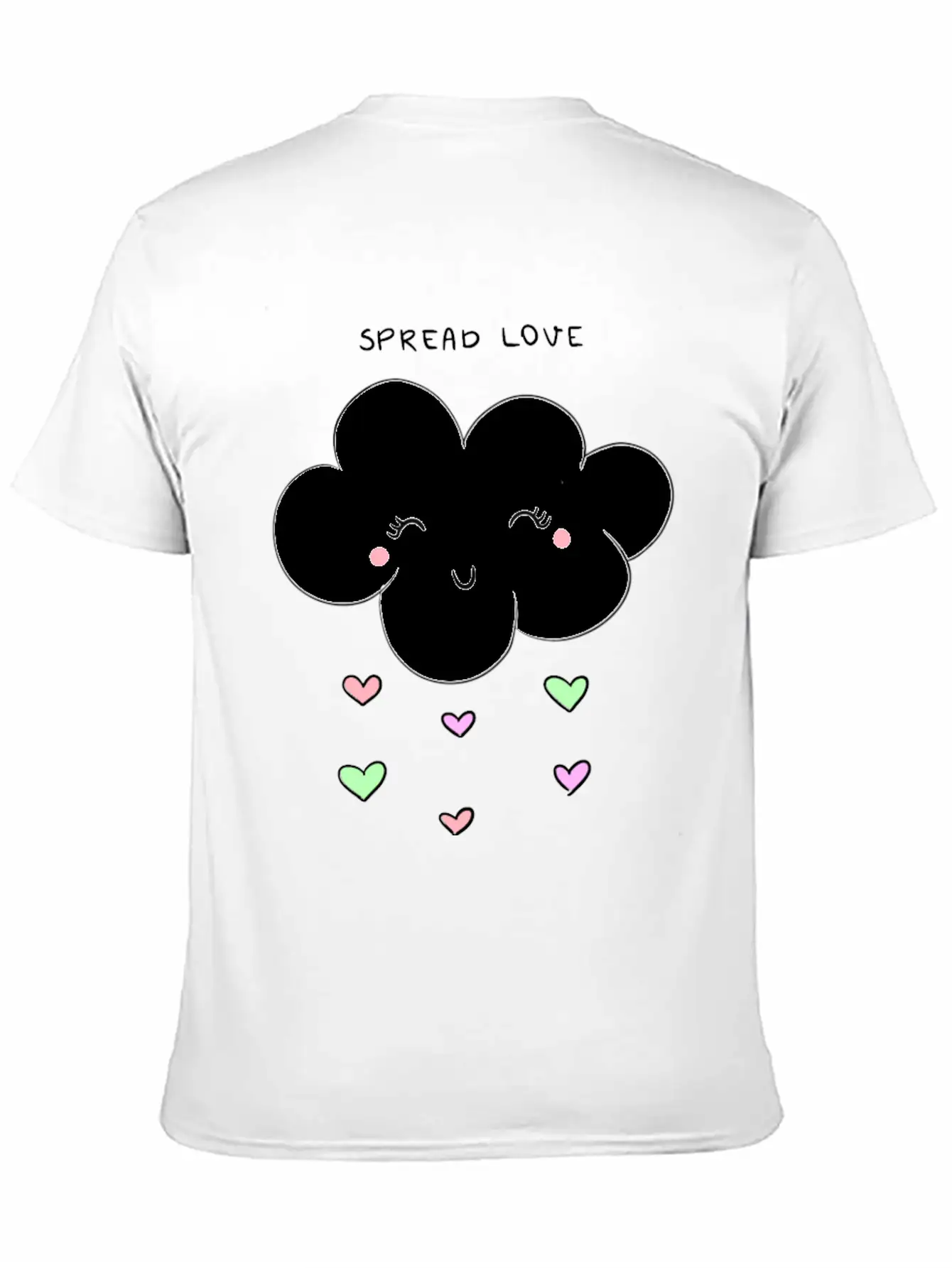 Spread Love Cloud Stylish Everyday T-Shirt – Unisex Basic Cotton Tee