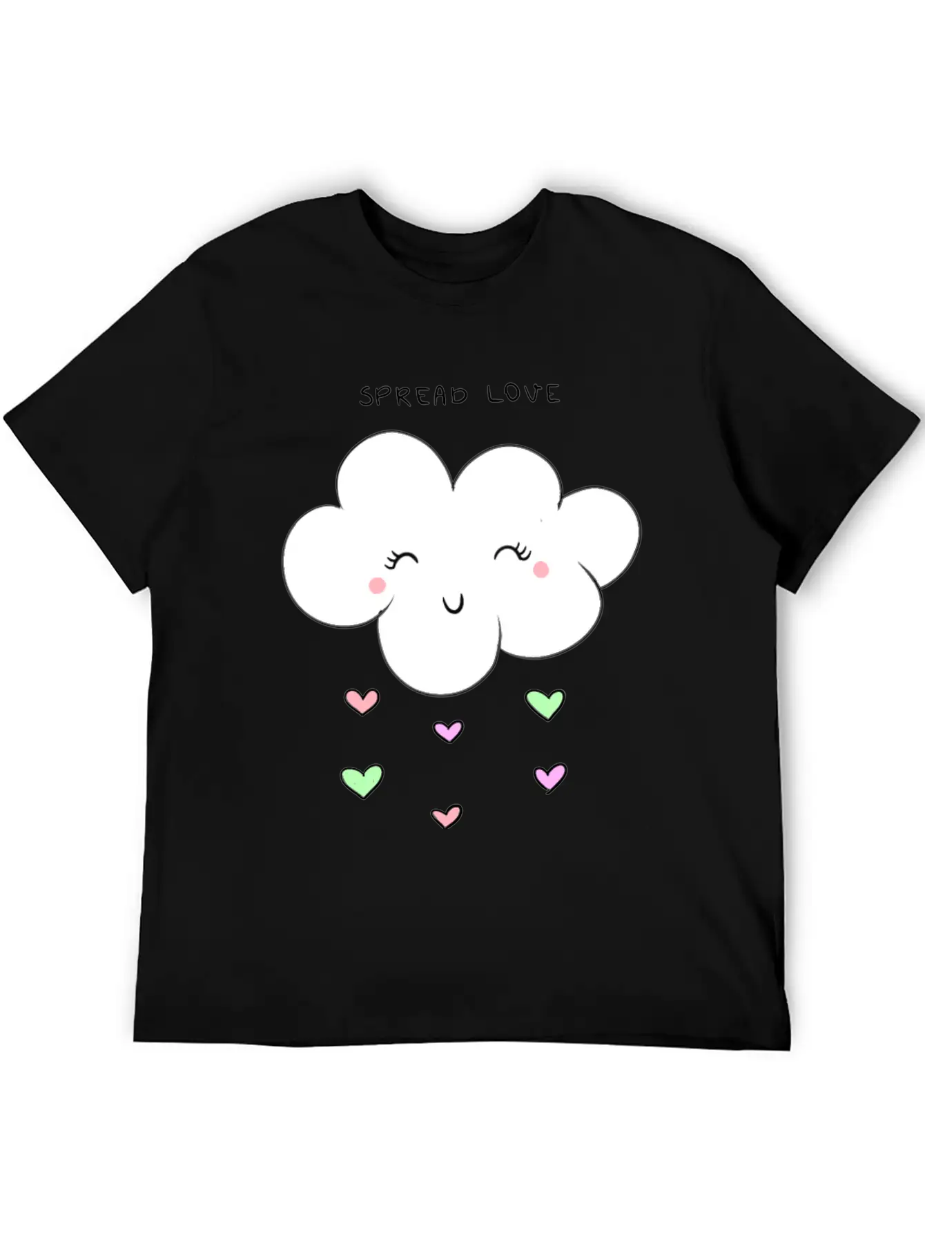 Spread Love Cloud Stylish Everyday T-Shirt – Unisex Basic Cotton Tee