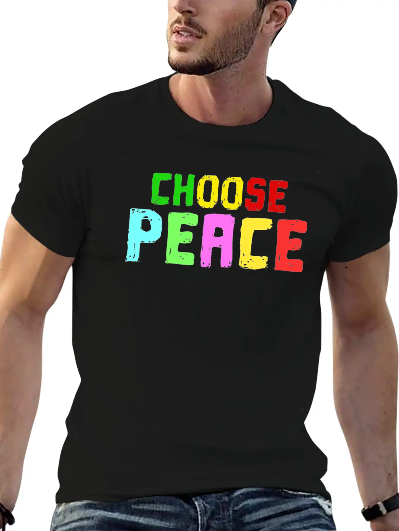 Spread The Love With This Peace Of Mind Tshirt Lightweight Cotton T-Shirt – Daily Comfort Graphic Shirt