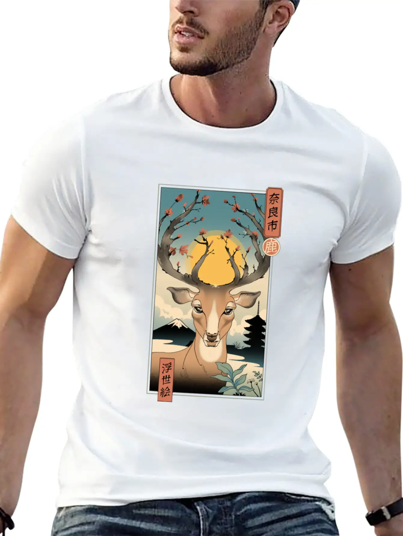 Spring In Nara Modern Fit Casual T-Shirt ��� Clean And Versatile Design