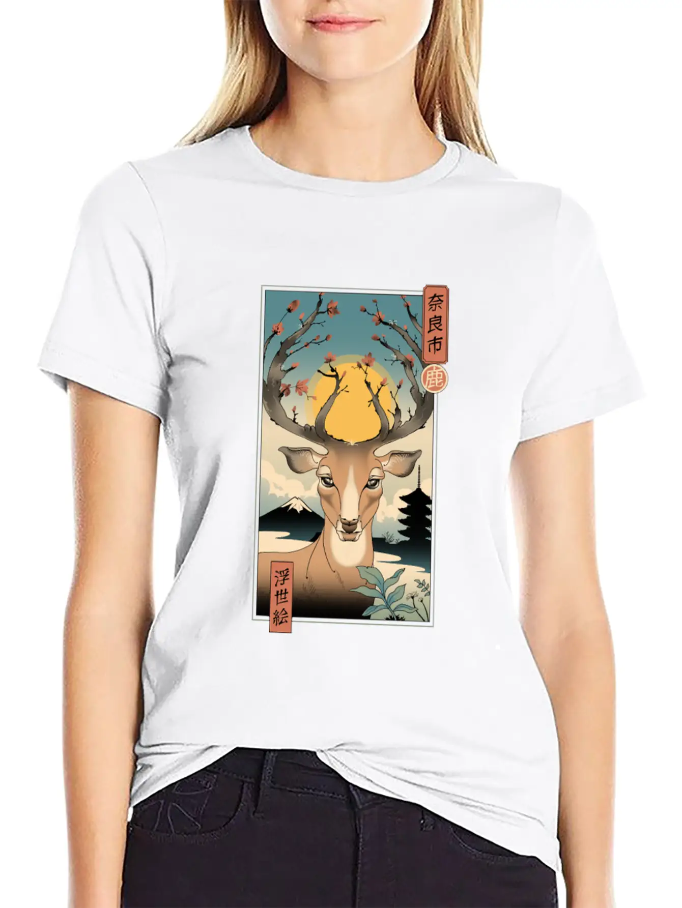 Spring In Nara Modern Fit Casual T-Shirt ��� Clean And Versatile Design