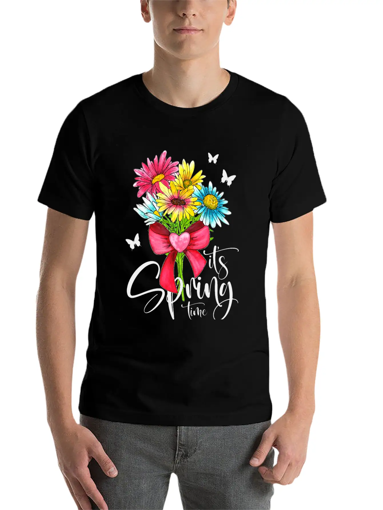 Spring Time Lightweight Cotton T-Shirt – Daily Comfort Graphic Shirt