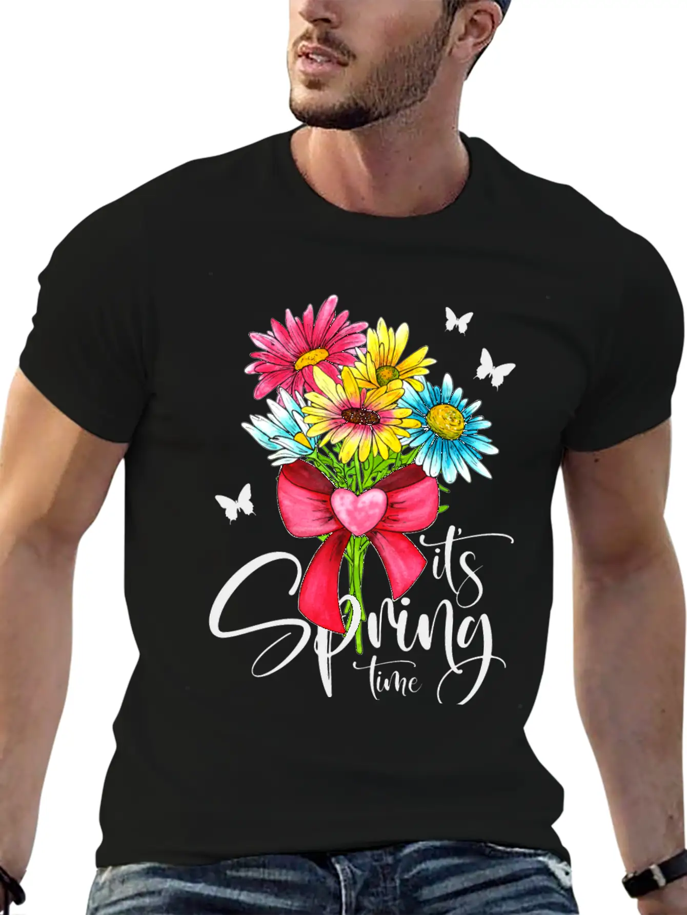 Spring Time Lightweight Cotton T-Shirt – Daily Comfort Graphic Shirt