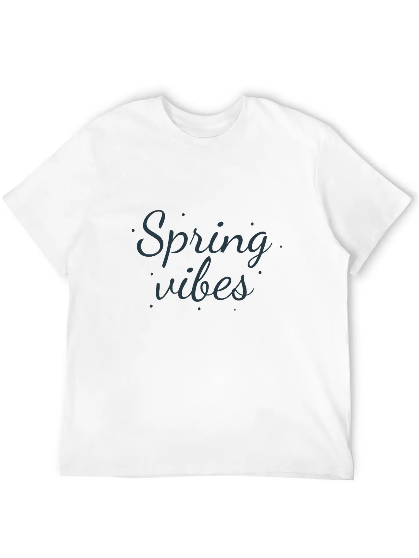 Spring Vibes Style Lightweight Cotton T-Shirt – Daily Comfort Graphic Shirt