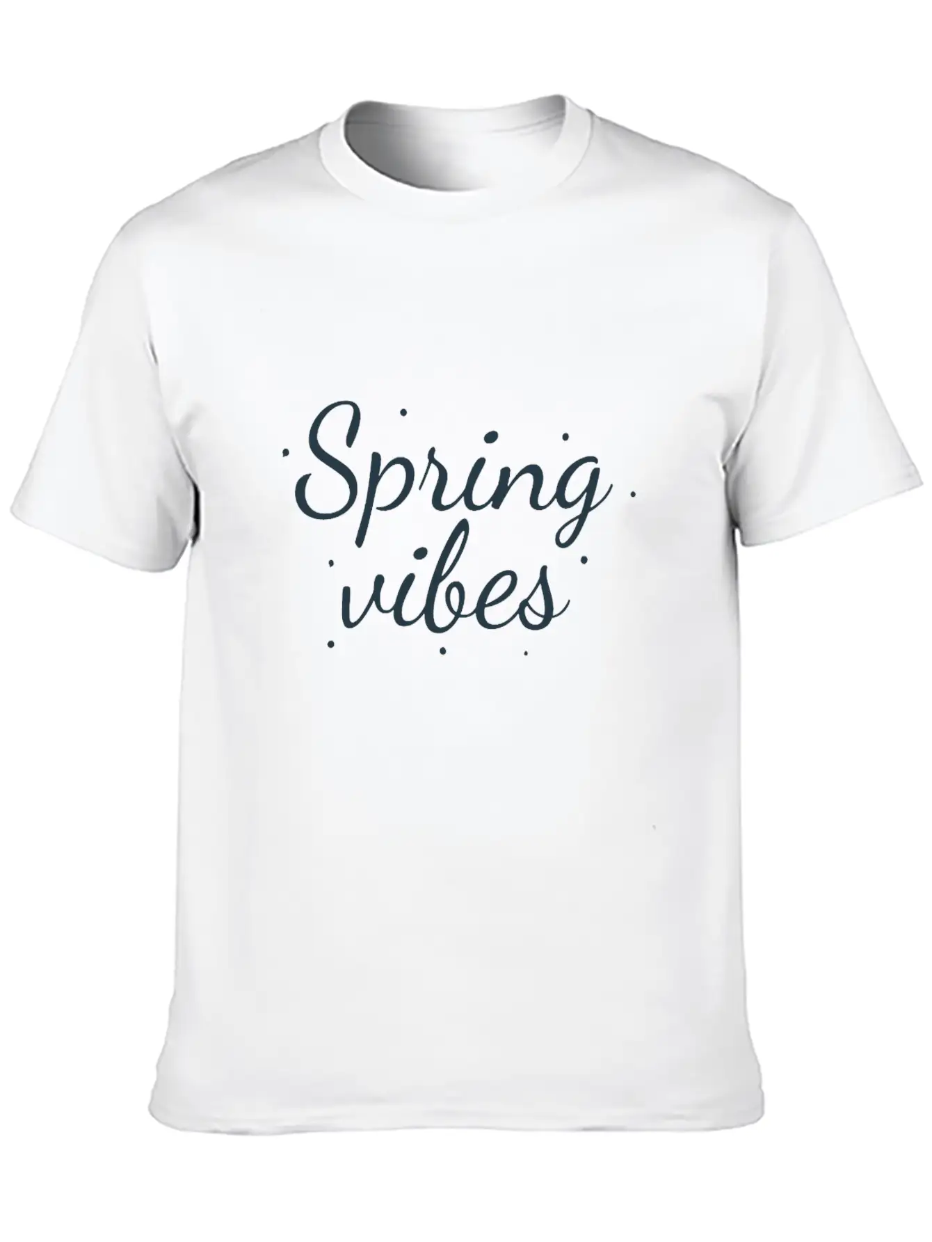 Spring Vibes Style Lightweight Cotton T-Shirt – Daily Comfort Graphic Shirt