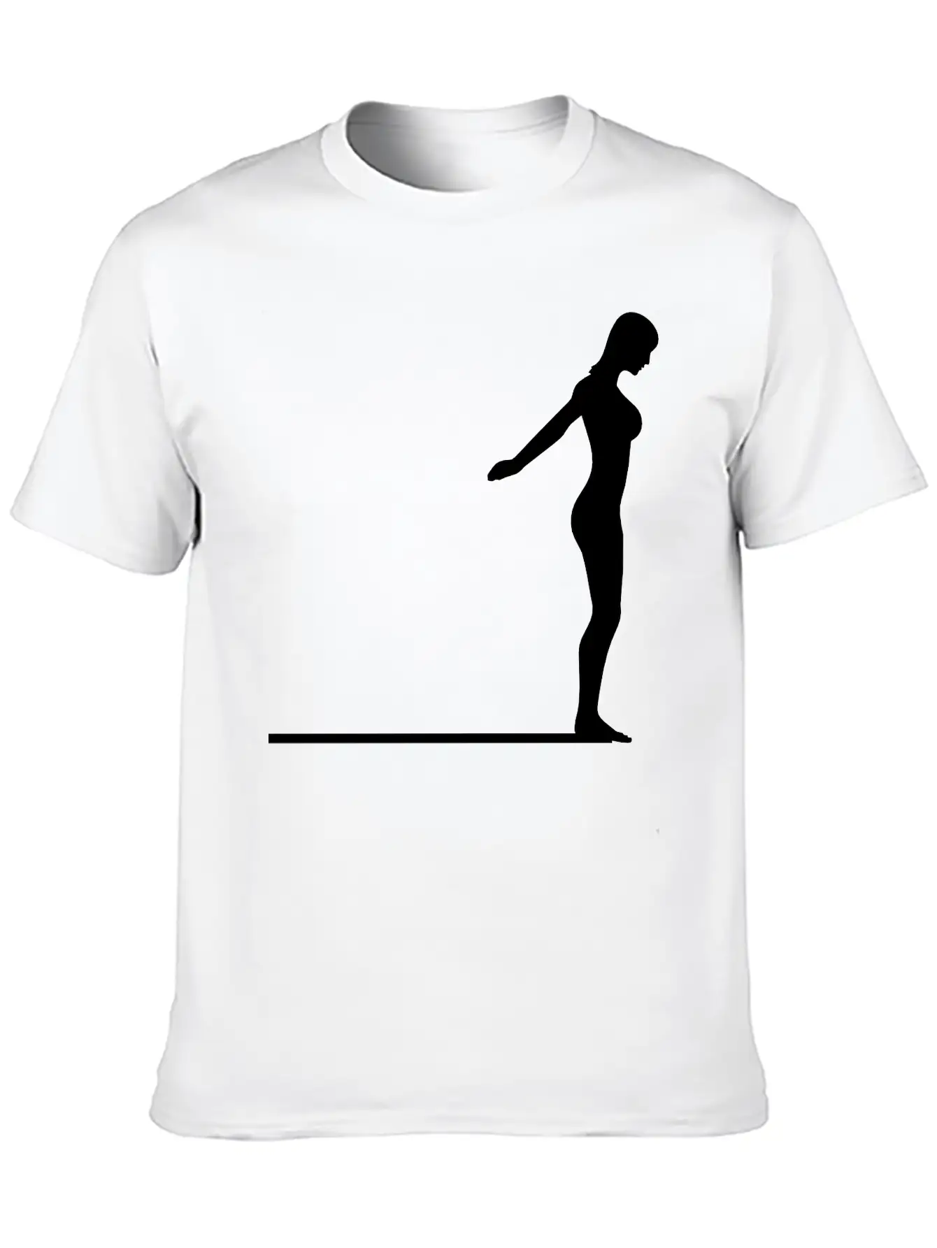 Springboard Diver Logo Comfortable Minimalist Graphic Tee – Summer Style Essential