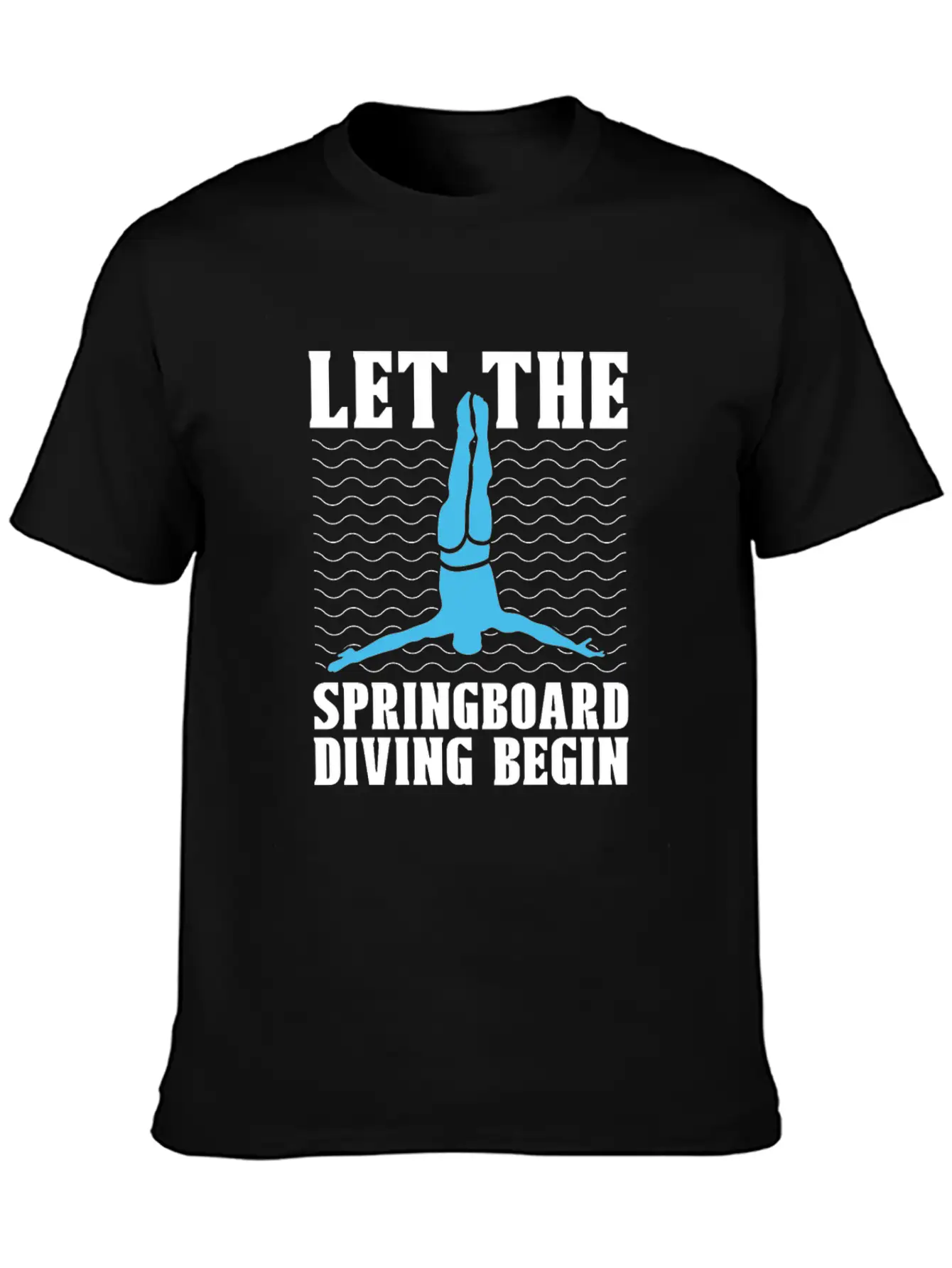 Springboard Diving Basic Graphic T-Shirt – Daily Comfort In Soft Cotton